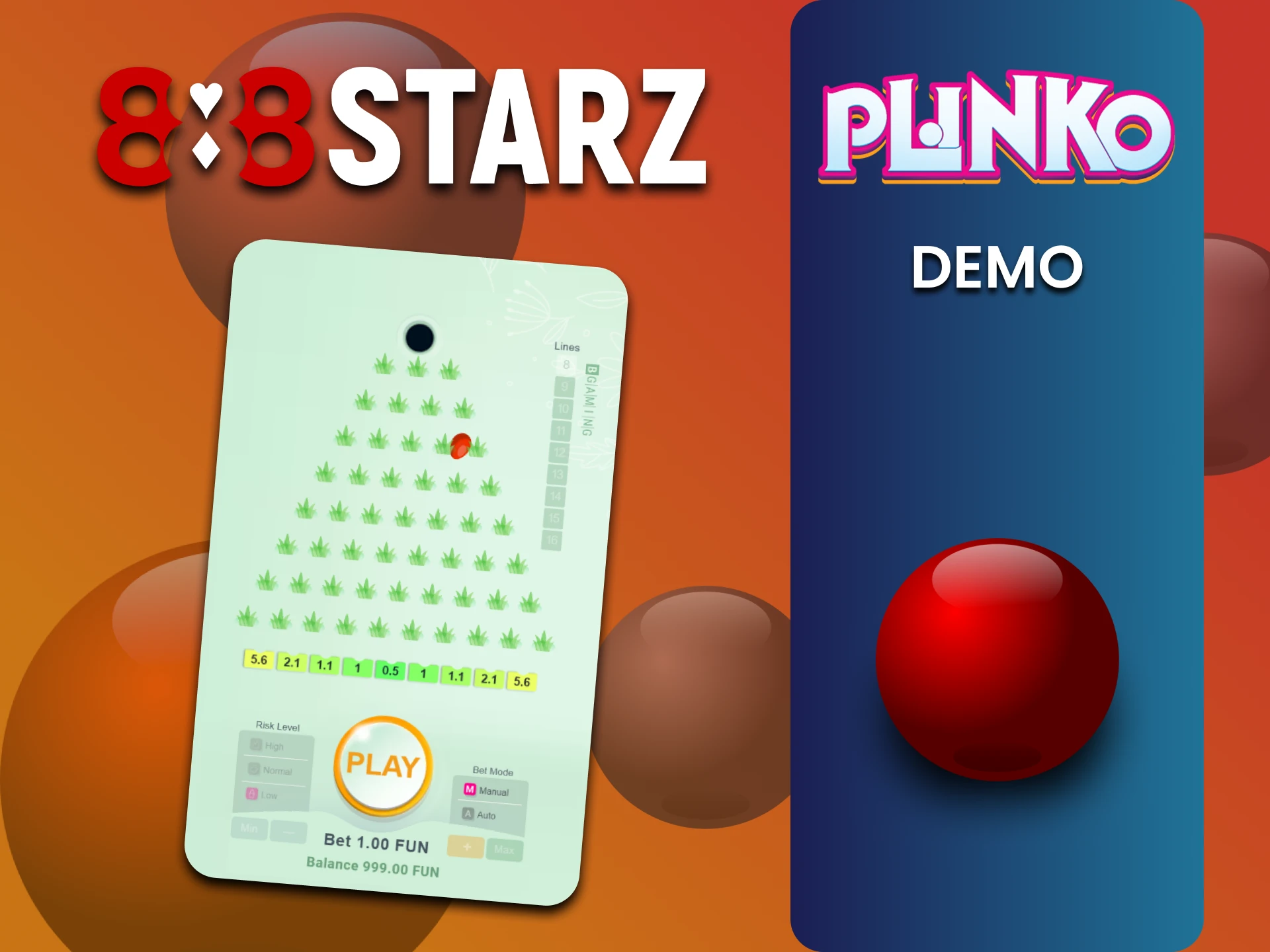 888starz पर Plinko गेम के विशेष संस्करण में प्रशिक्षण लें।