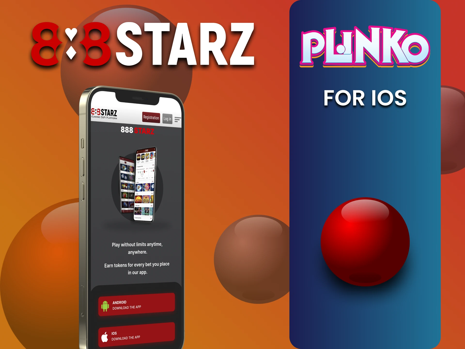Plinko खेलने के लिए 888starz ऐप को iOS पर डाउनलोड करें।