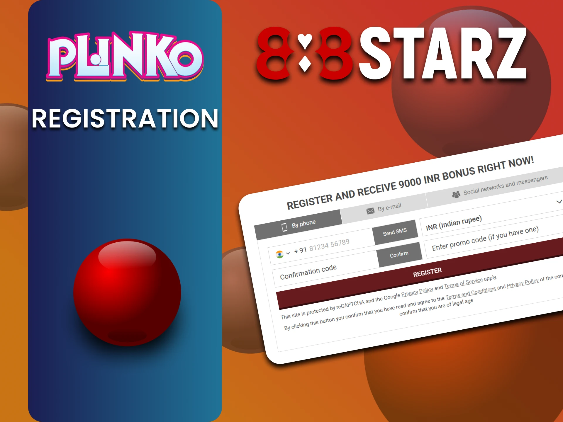 Plinko के लिए 888starz अकाउंट बनाएं।