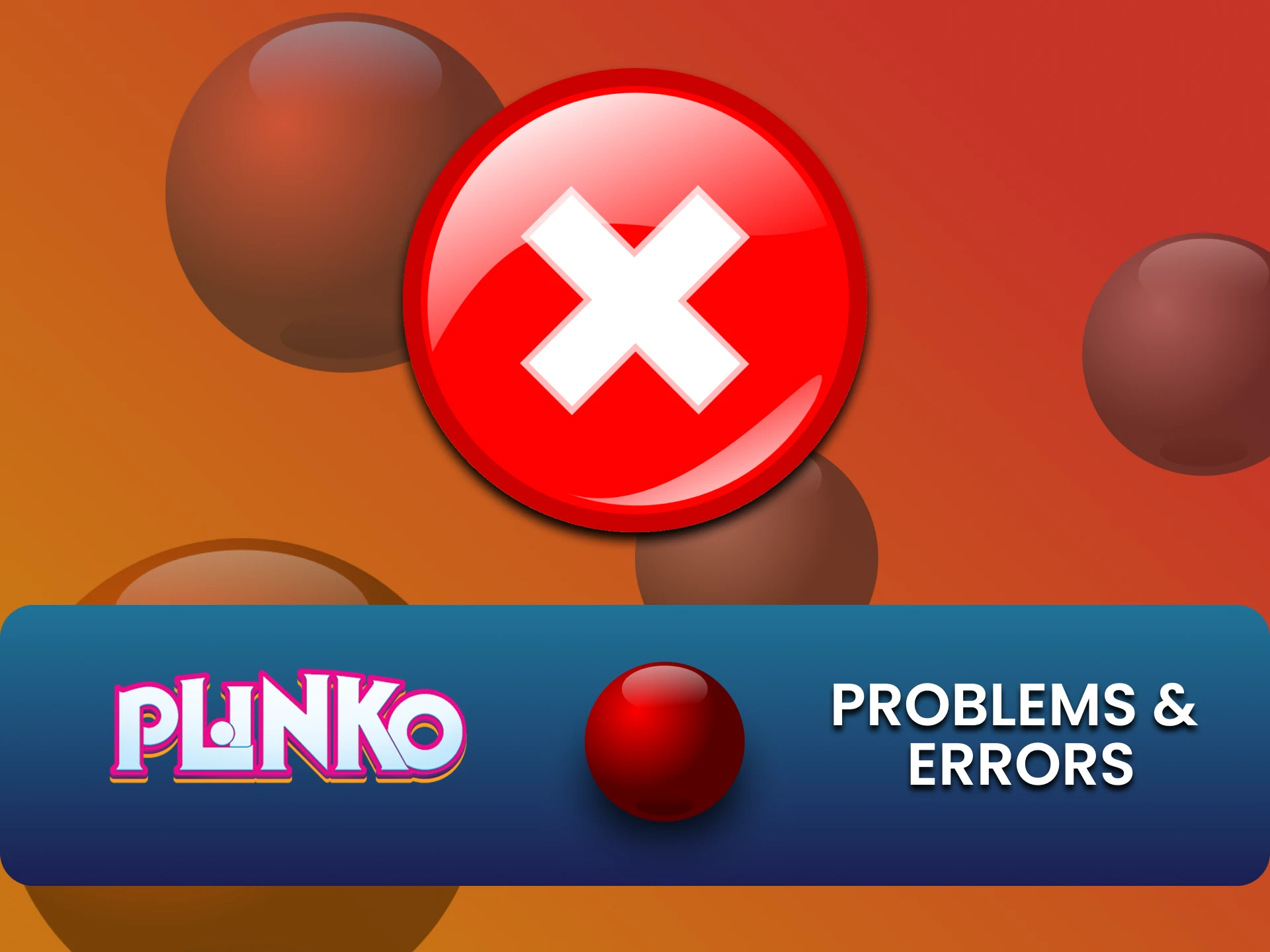 हम Plinko खेलने के लिए एप्लिकेशन में संभावित समस्याओं के बारे में बात करेंगे।
