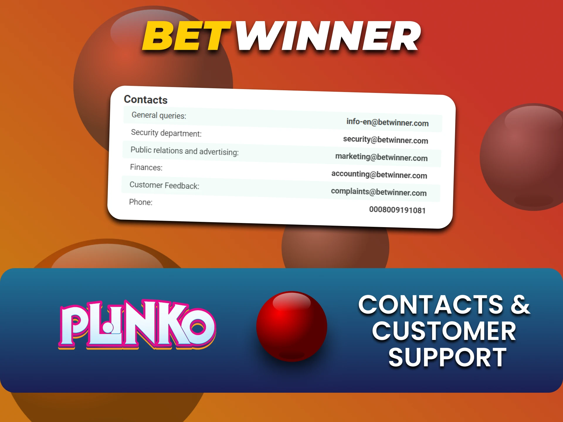 हम आपको बताएंगे कि Betwinner टीम से कैसे संपर्क करें।