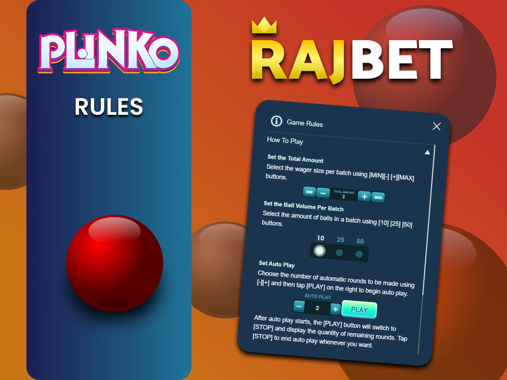 Rajbet पर Plinko खेलने के नियम जानें।