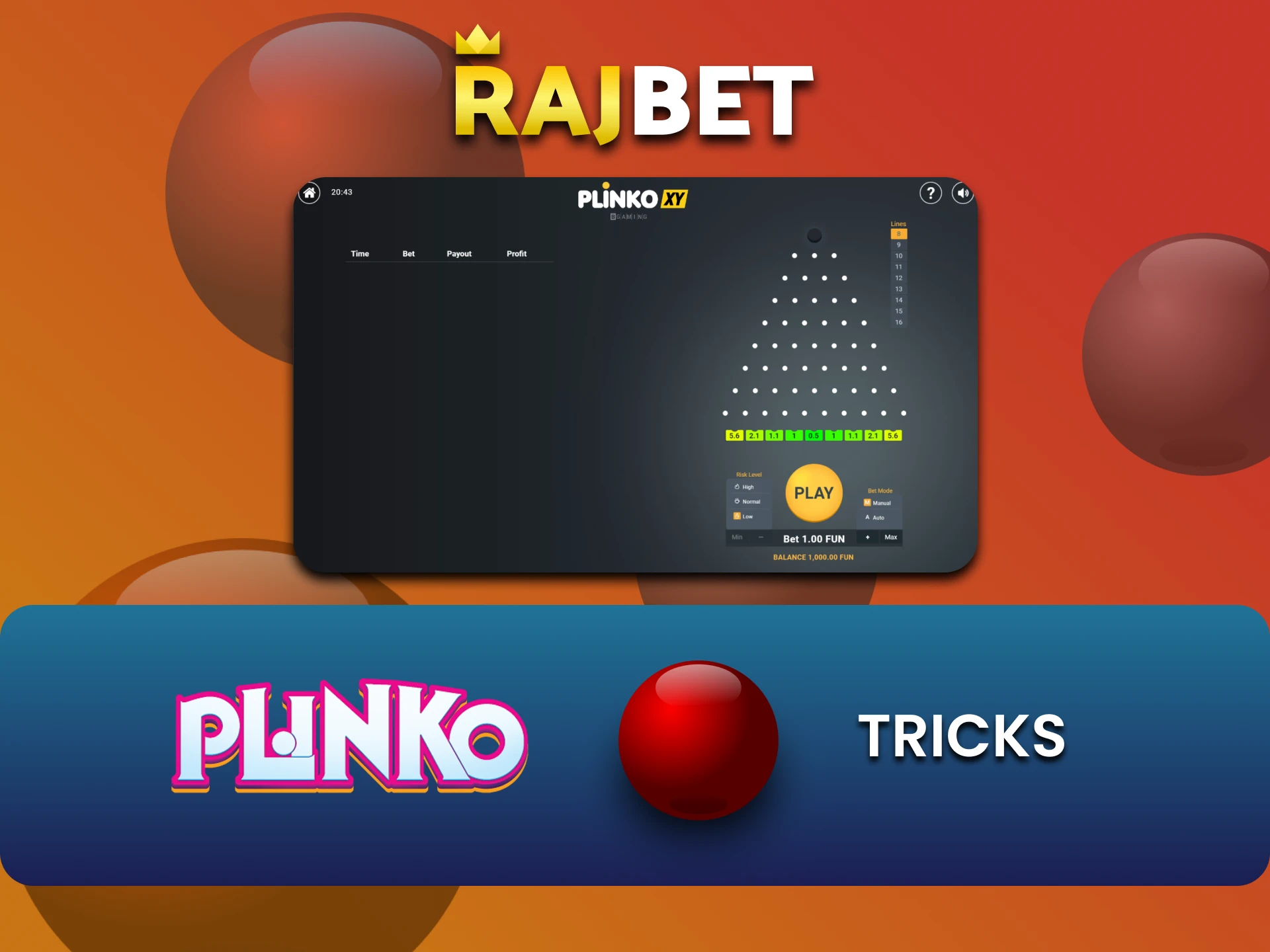Rajbet पर Plinko जीतने की तरकीबें जानें।