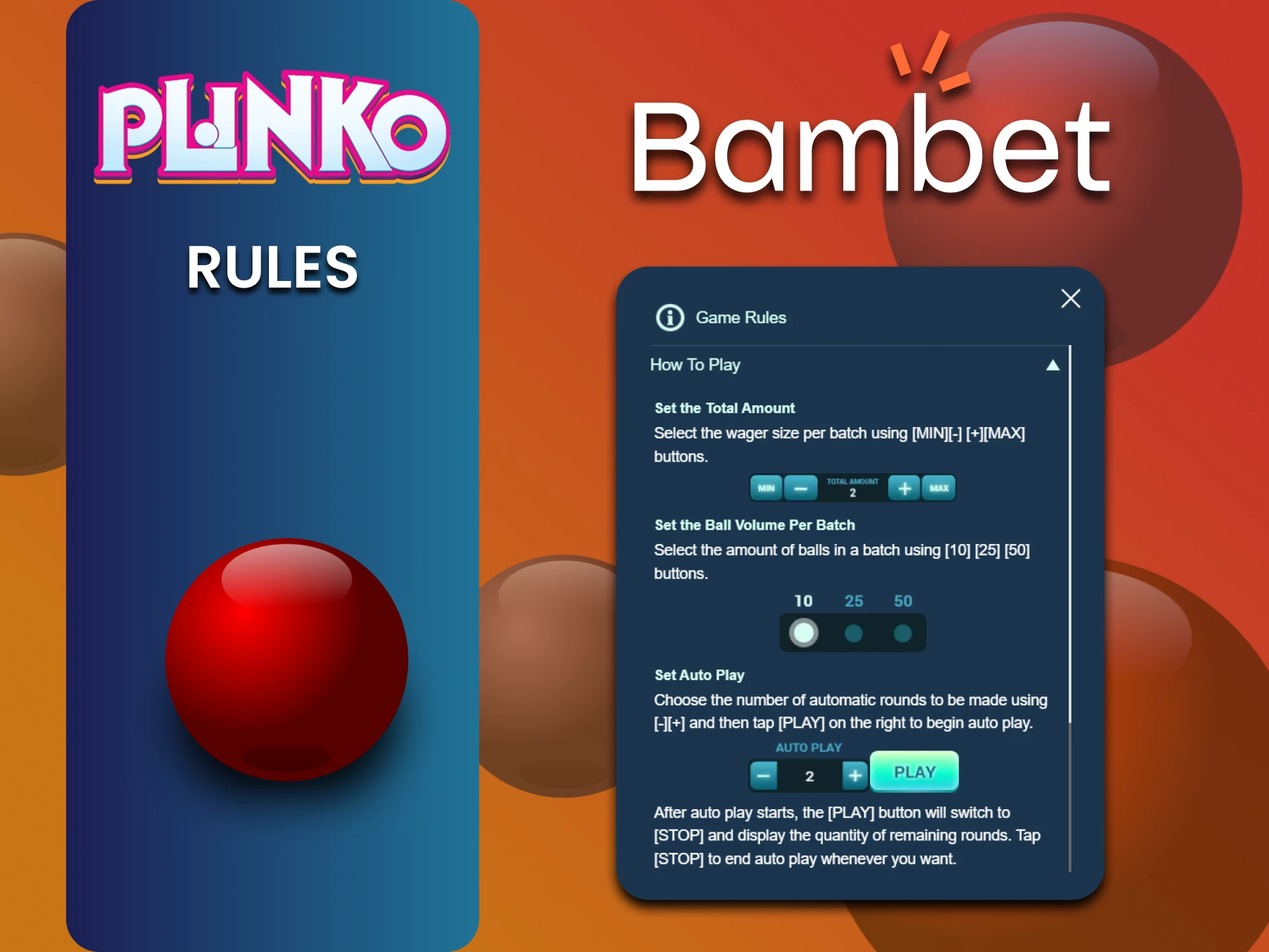 Bambet पर Plinko खेलने के नियम जानें।