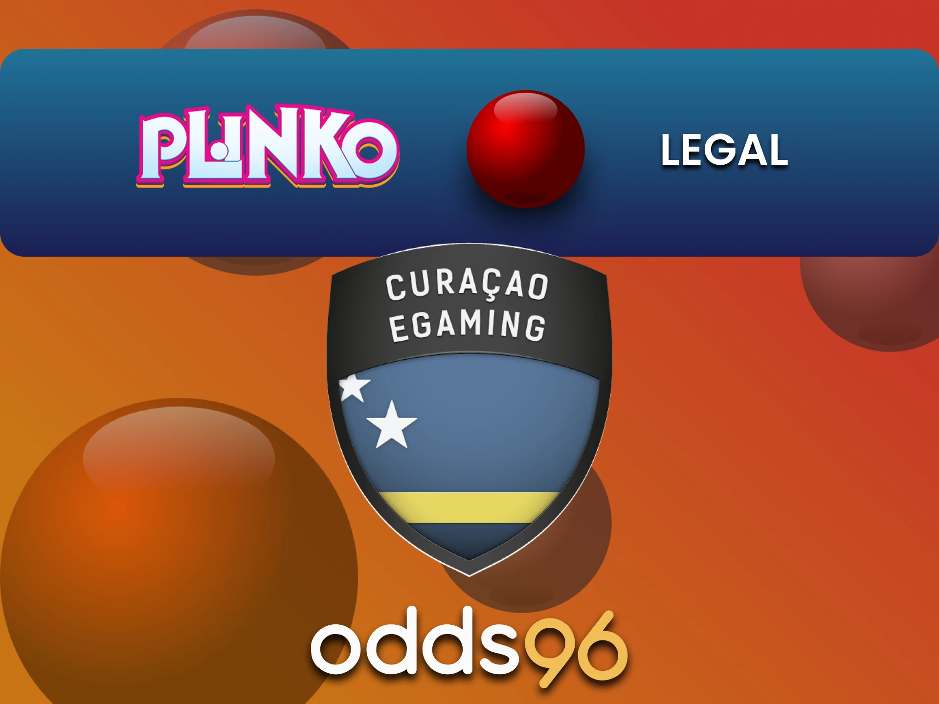 भारत में Plinko खिलाड़ियों के लिए Odds96 कानूनी है।