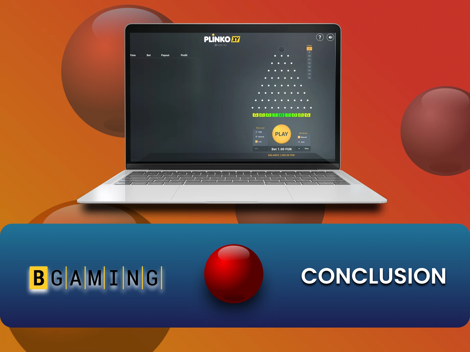 BGaming उपयोगकर्ताओं के लिए गुणवत्ता वाले खेल बनाता है।