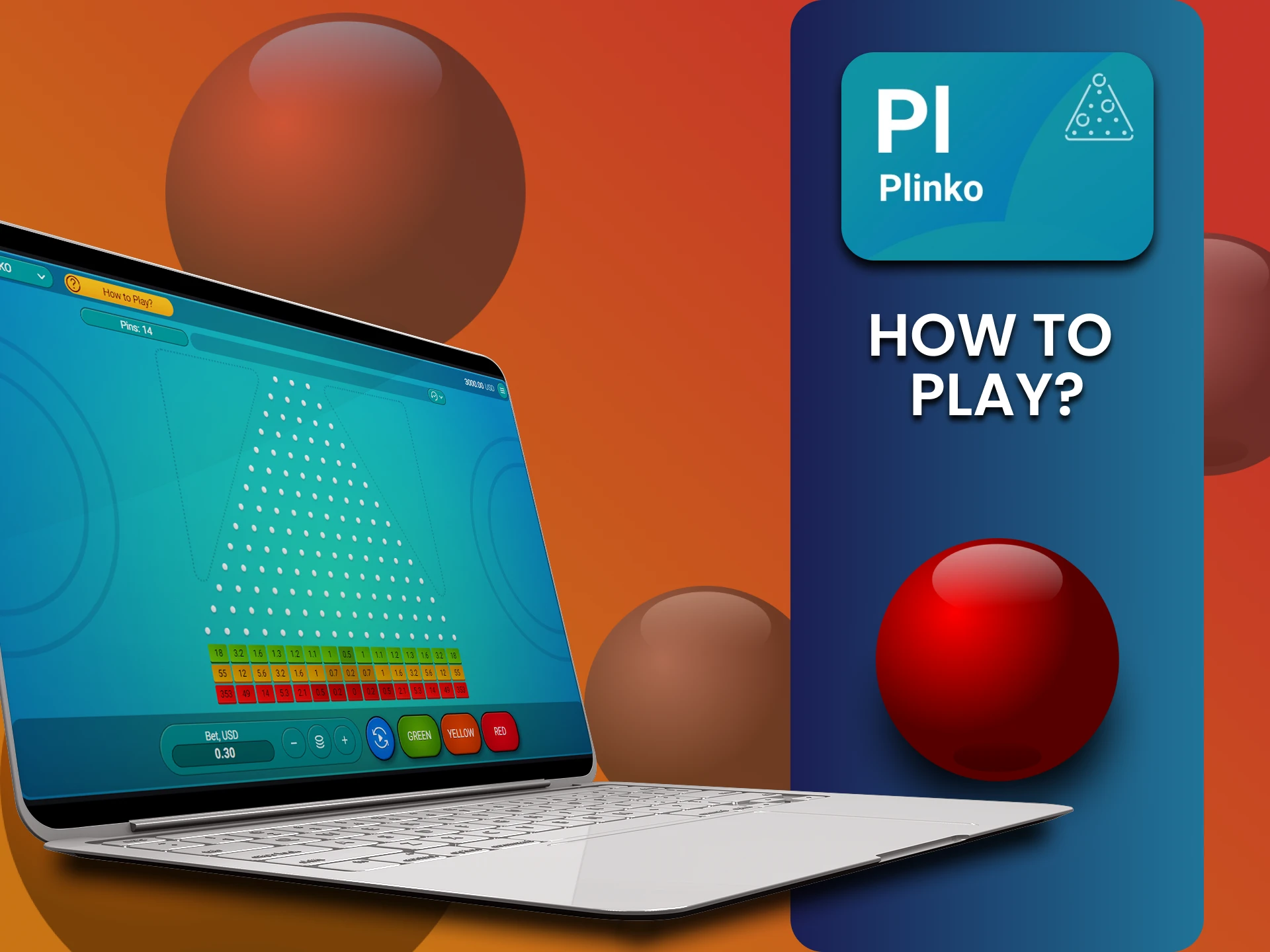 हम आपको बताएंगे कि Spribe का Plinko कैसे खेलें।