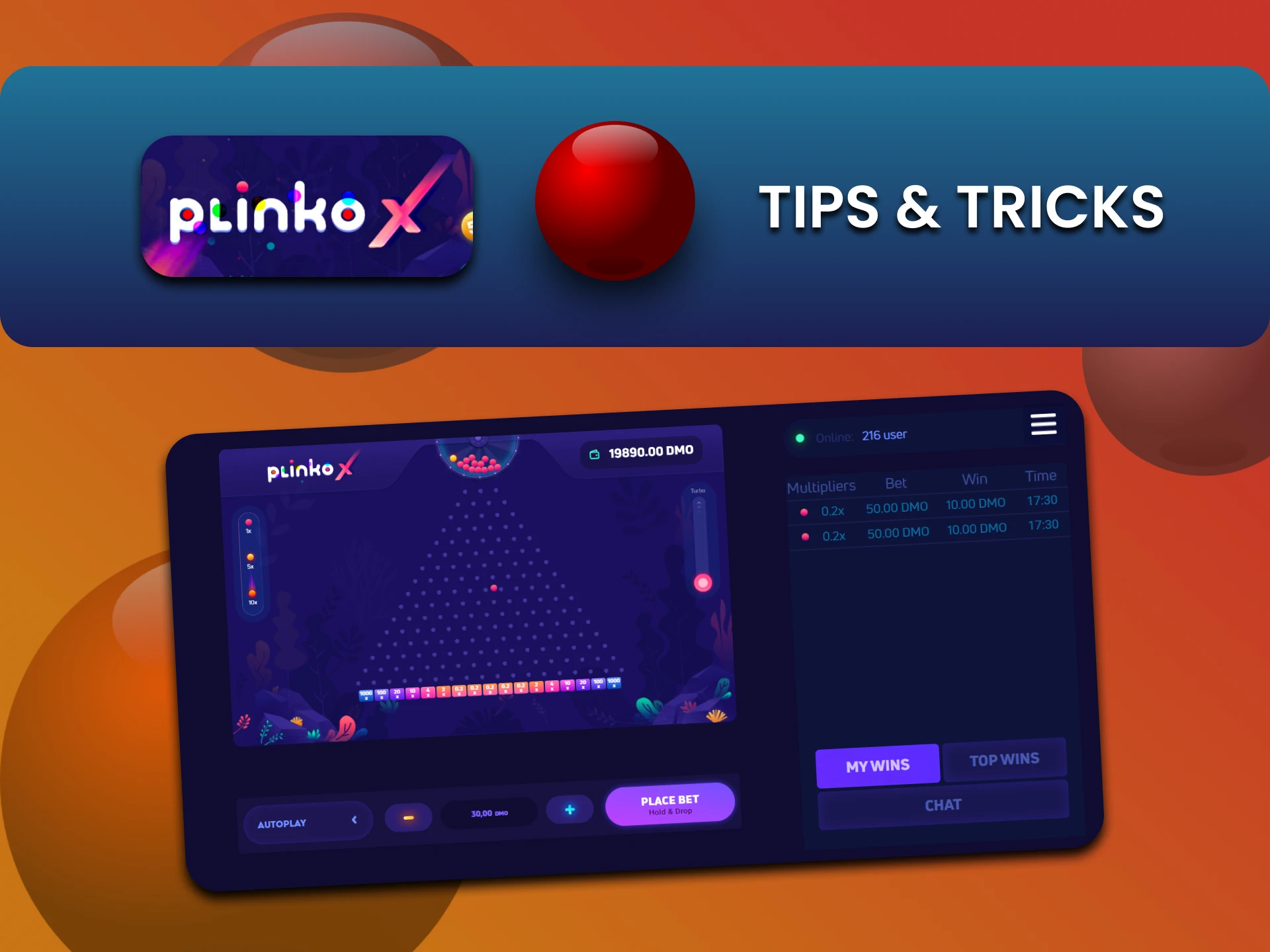 Plinko X गेम के लिए जीतने की तरकीबें जानें।