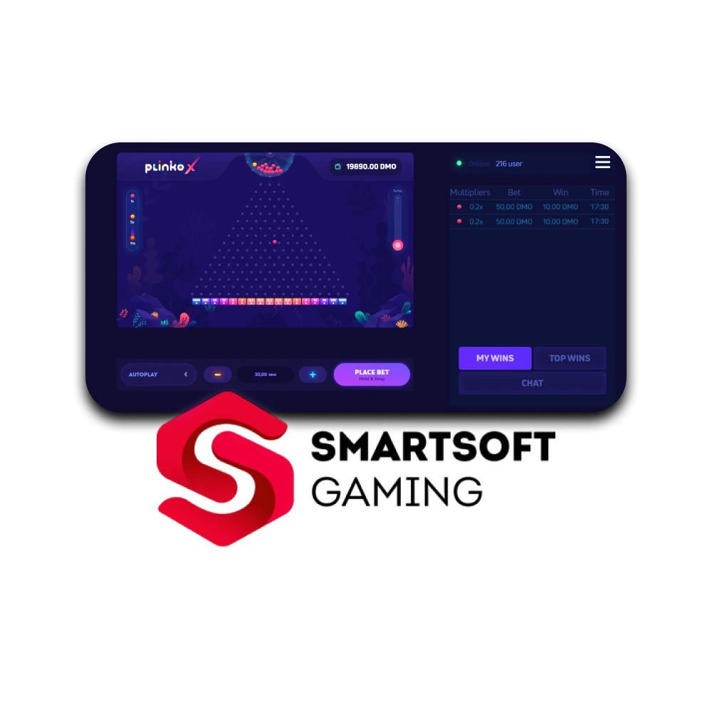Smartsoft के Plinko X गेम प्रदाता के बारे में सब कुछ जानें।