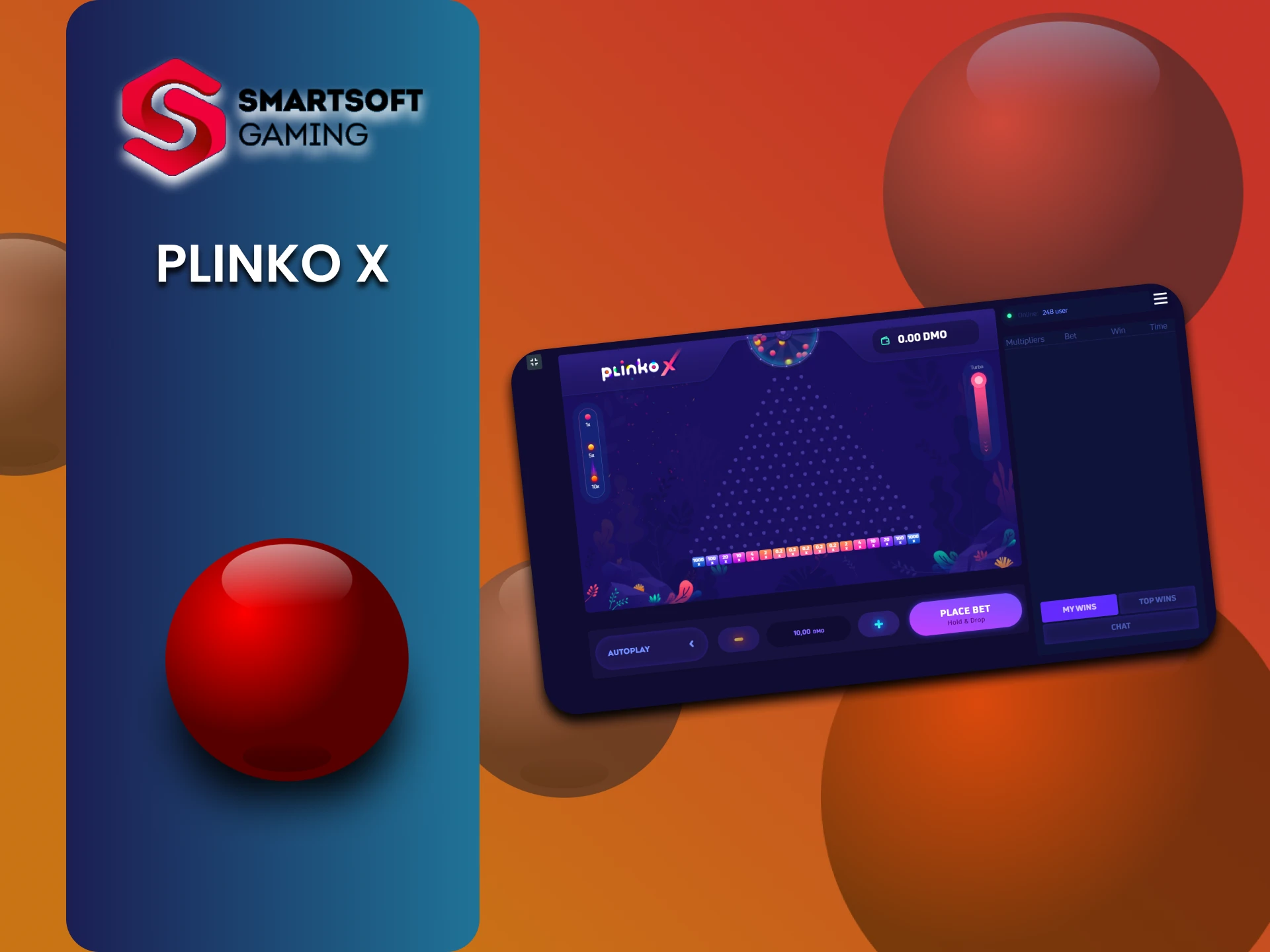 Smartsoft से Plinko खेलें।