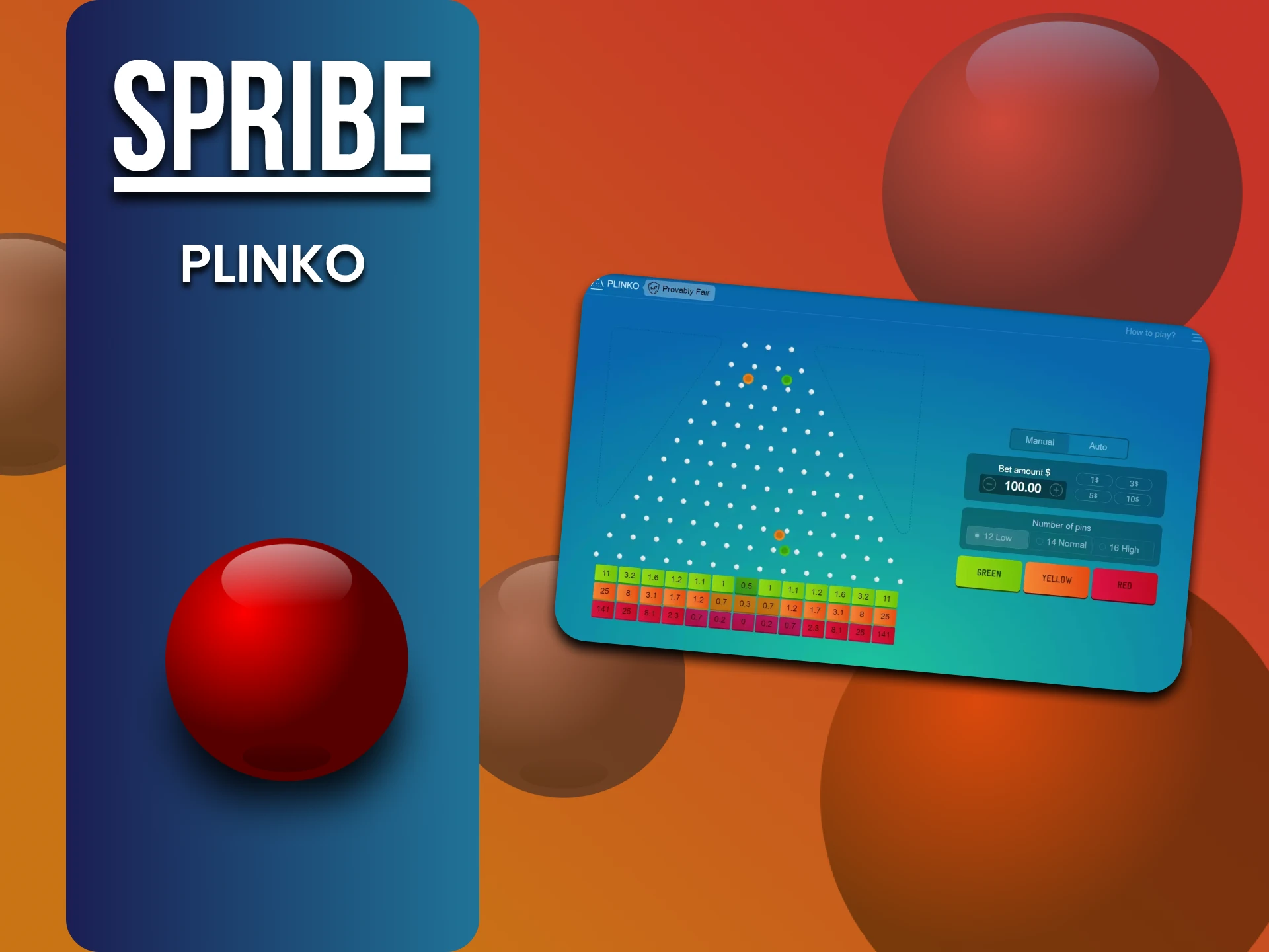 Spribe से Plinko आज़माएँ।