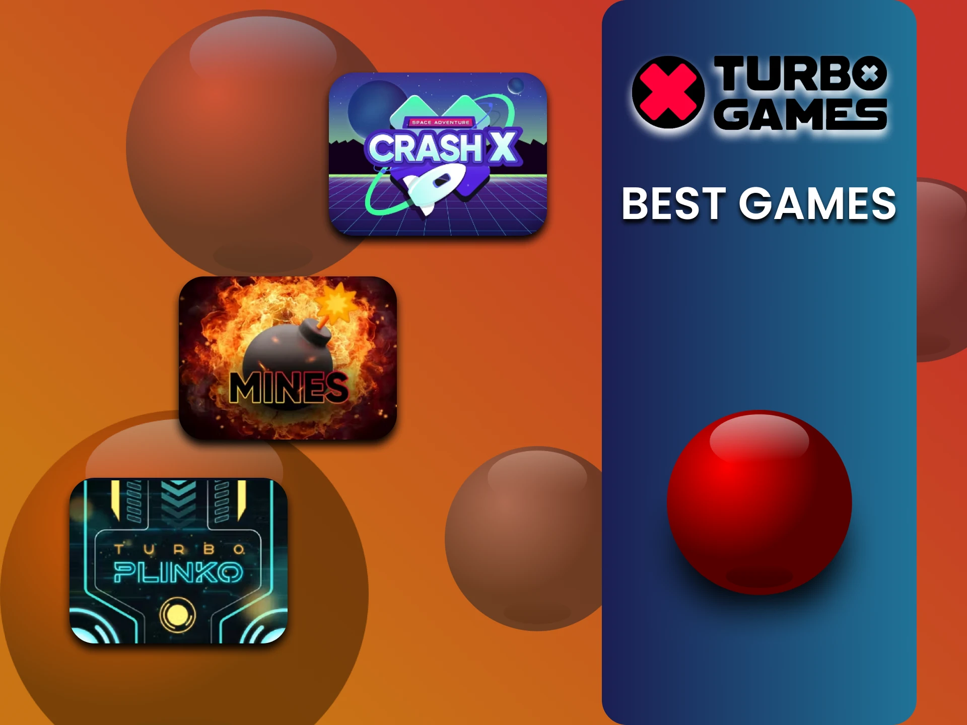 Turbo Games के सर्वश्रेष्ठ खेलों में से एक खेलने के लिए चुनें।