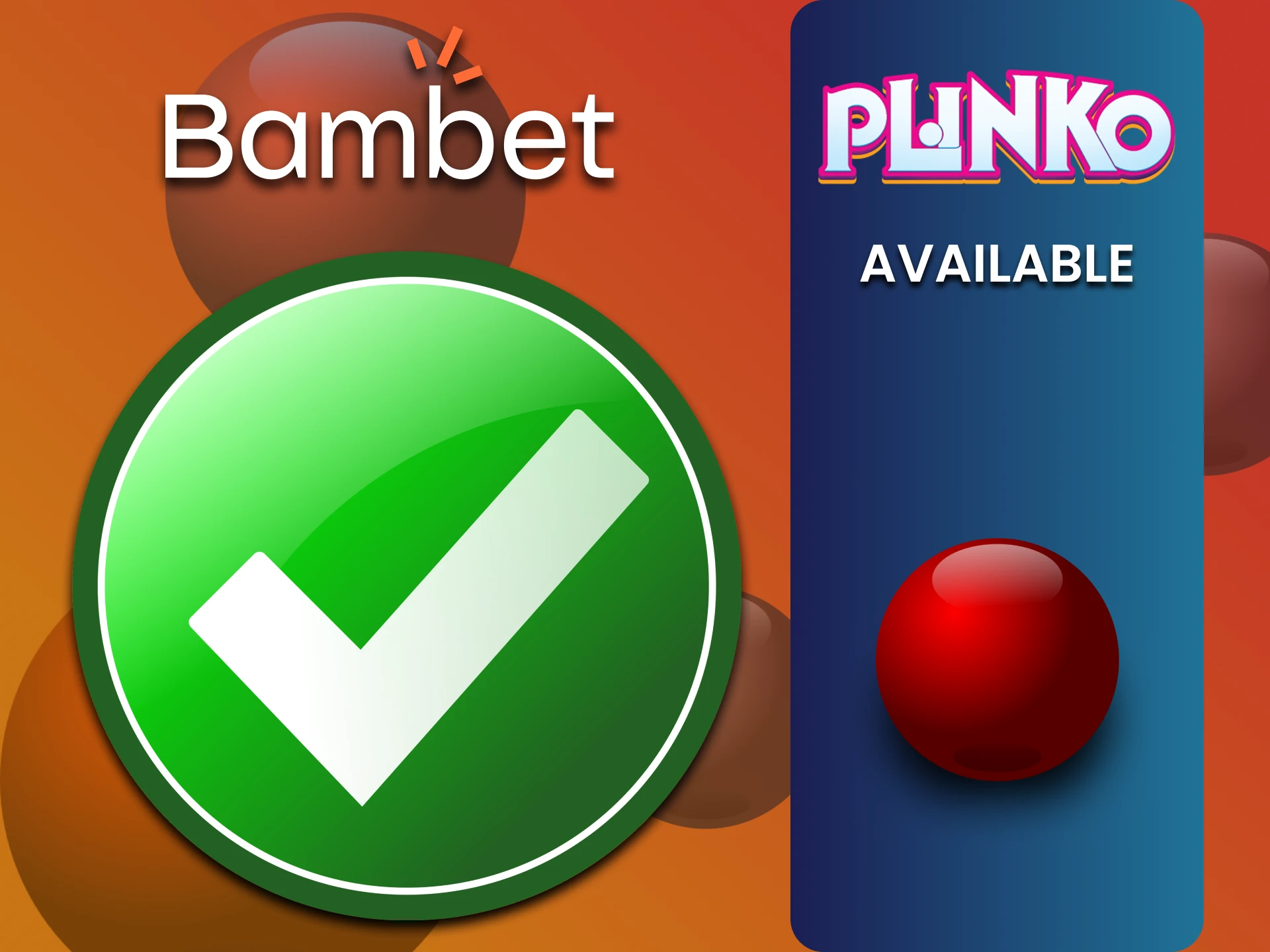 Bambet वेबसाइट पर उपलब्ध Plinko विकल्प चुनें।