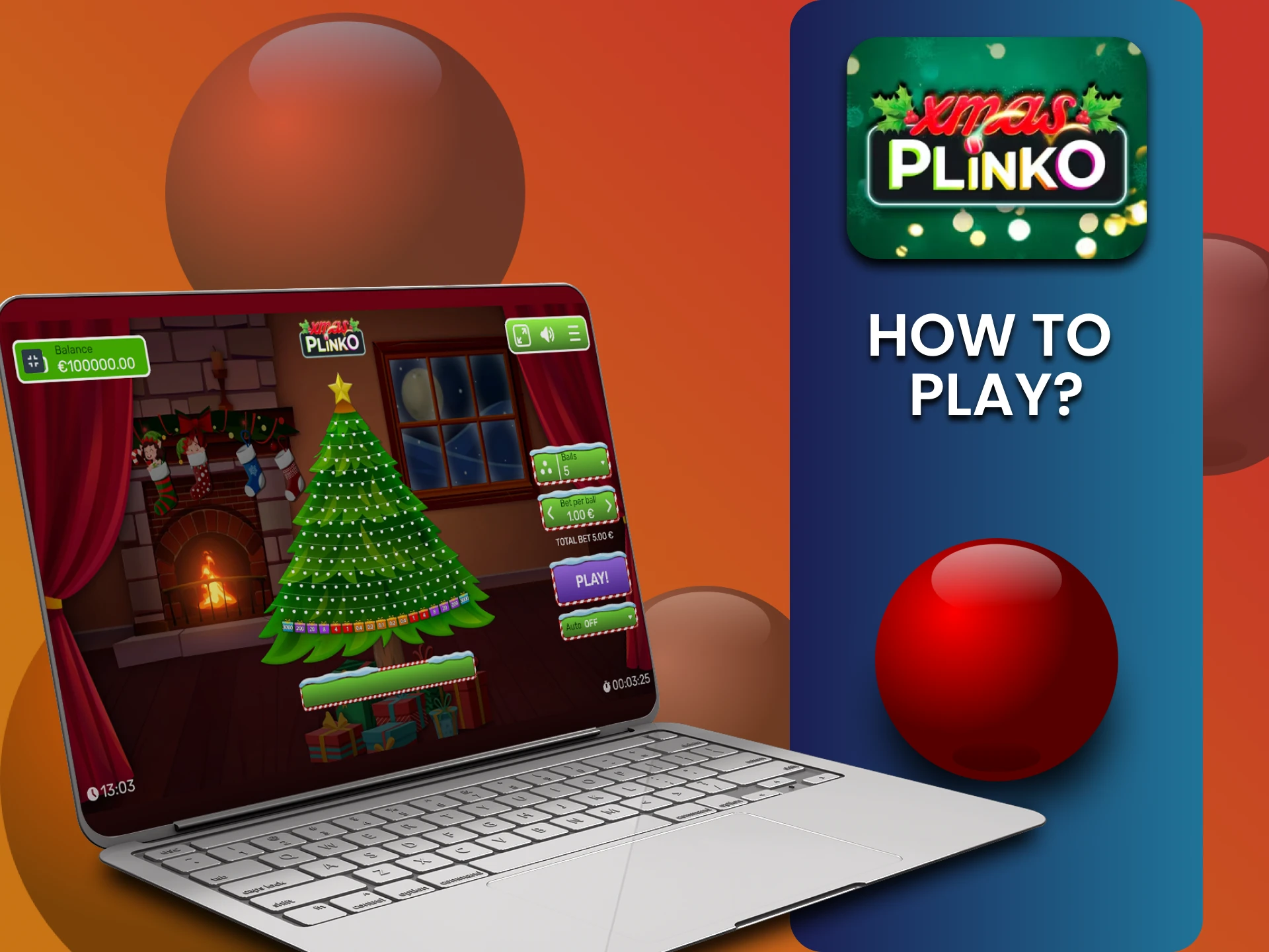 हम आपको बताएंगे कि Plinko Xmas कैसे खेलना शुरू करें।