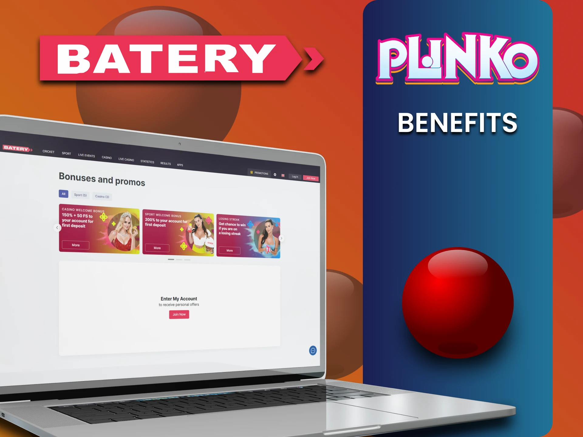 Batery Plinko खिलाड़ियों के लिए कई फायदे हैं।