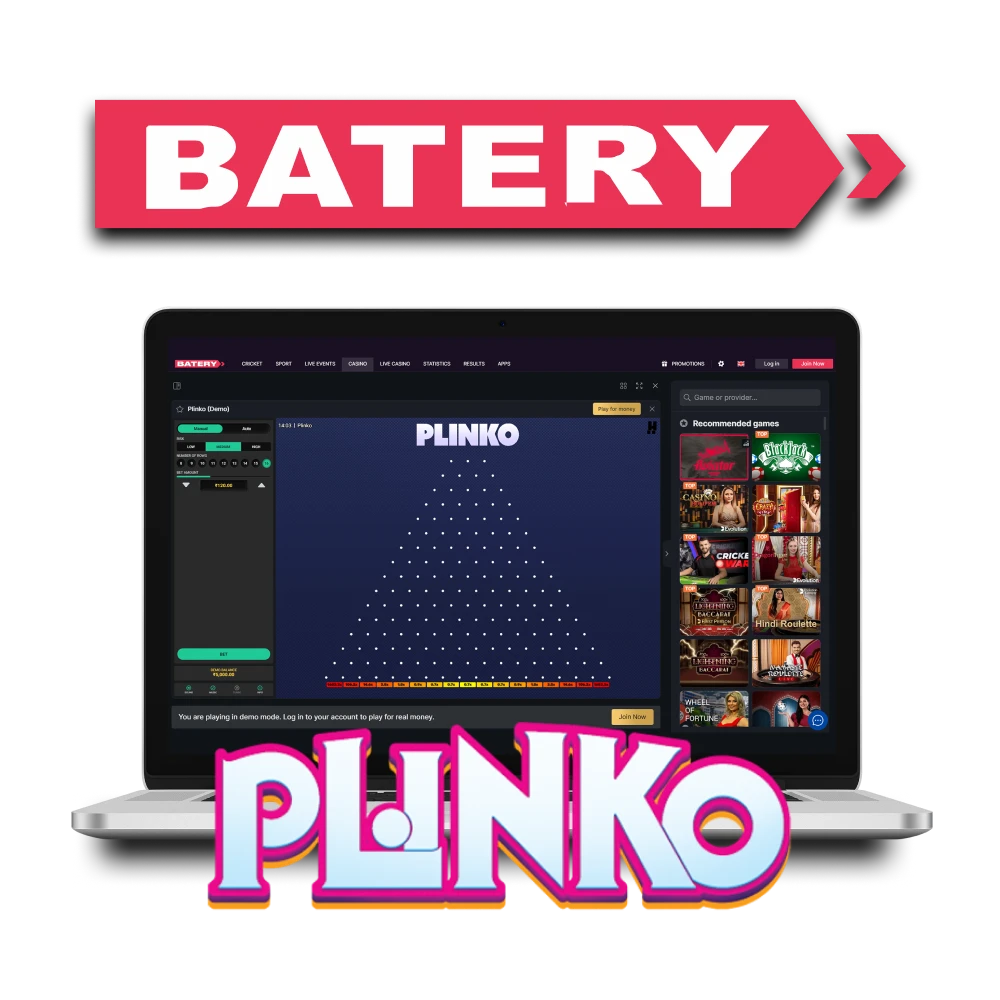 Batery Plinko खेलने के लिए सबसे अच्छा विकल्प है।