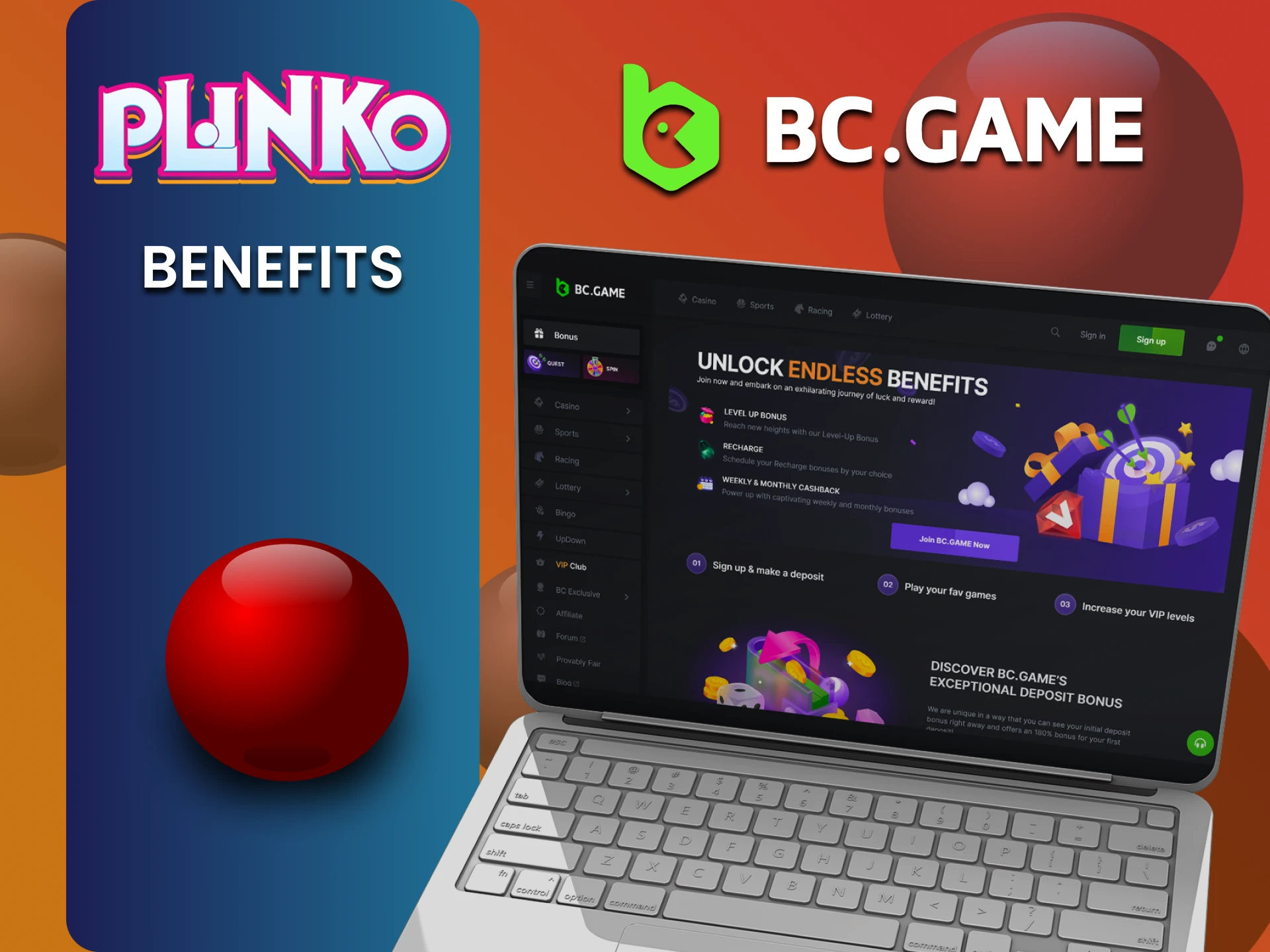 Plinko खेलने के लिए BCGame के लाभ जानें।