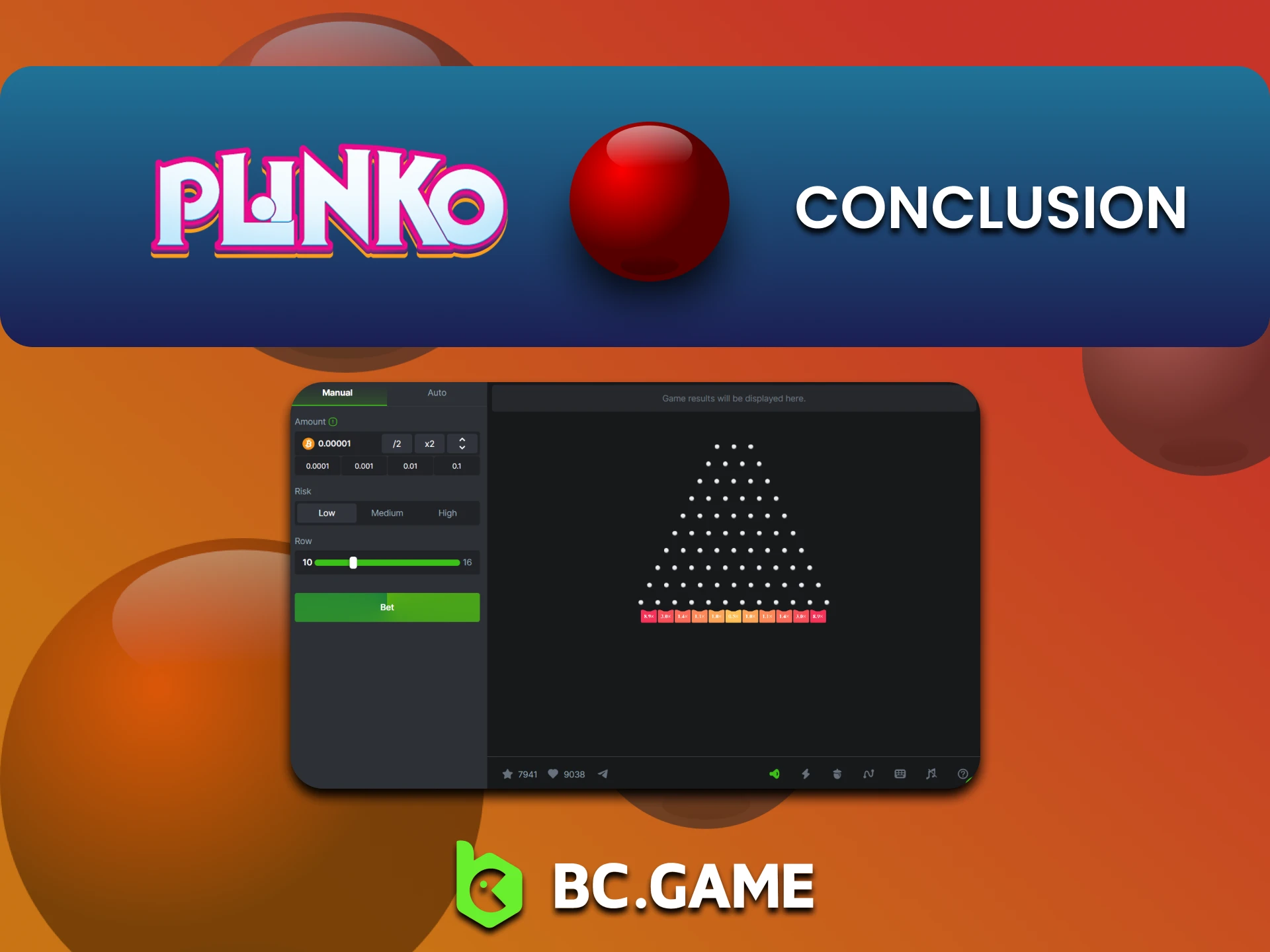 Plinko खेलने के लिए BCGame सबसे अच्छे विकल्पों में से एक है।