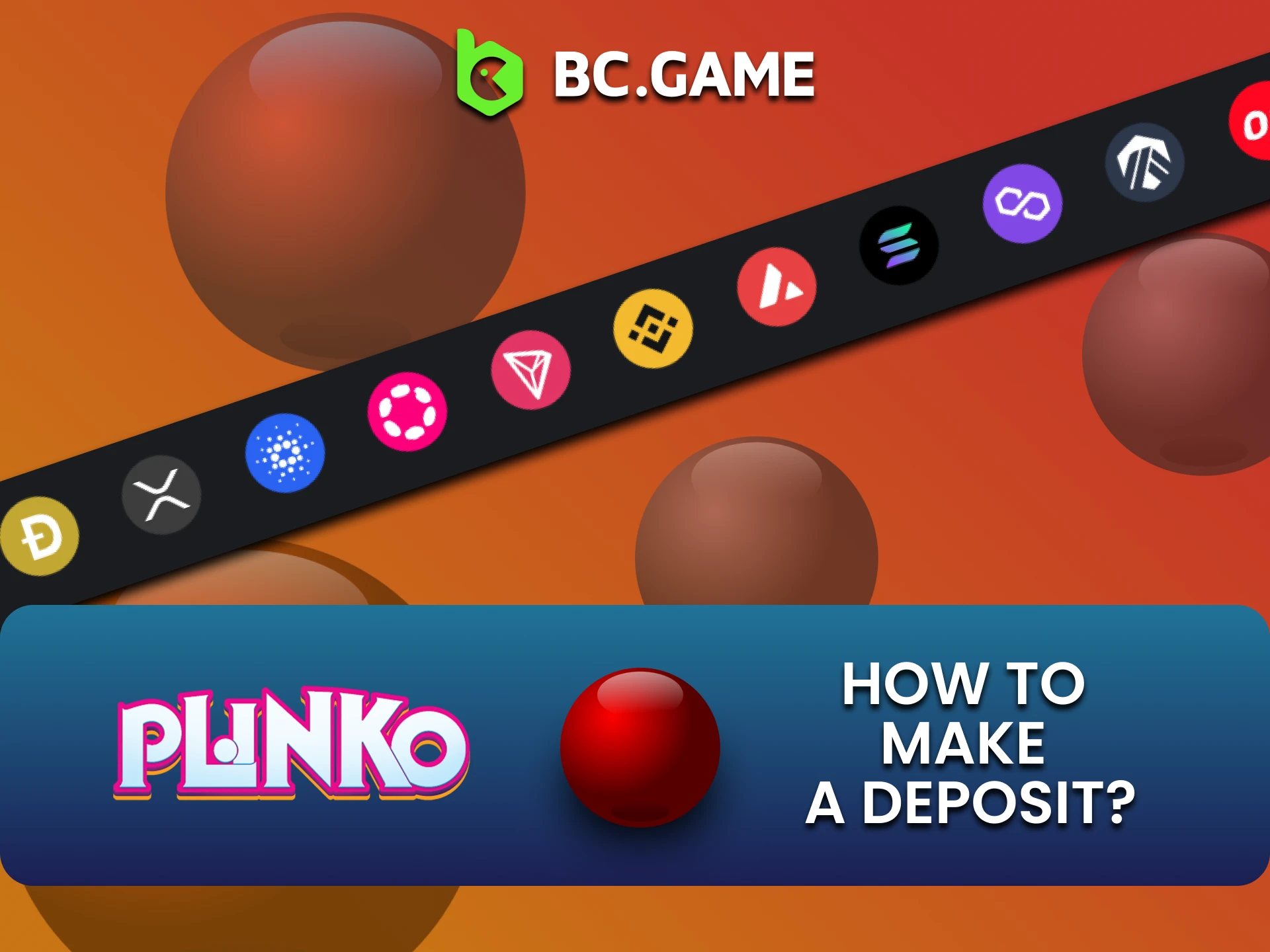 हम आपको बताएंगे कि BCGame पर Plinko खेलने के लिए अपने फंड कैसे टॉप अप करें।
