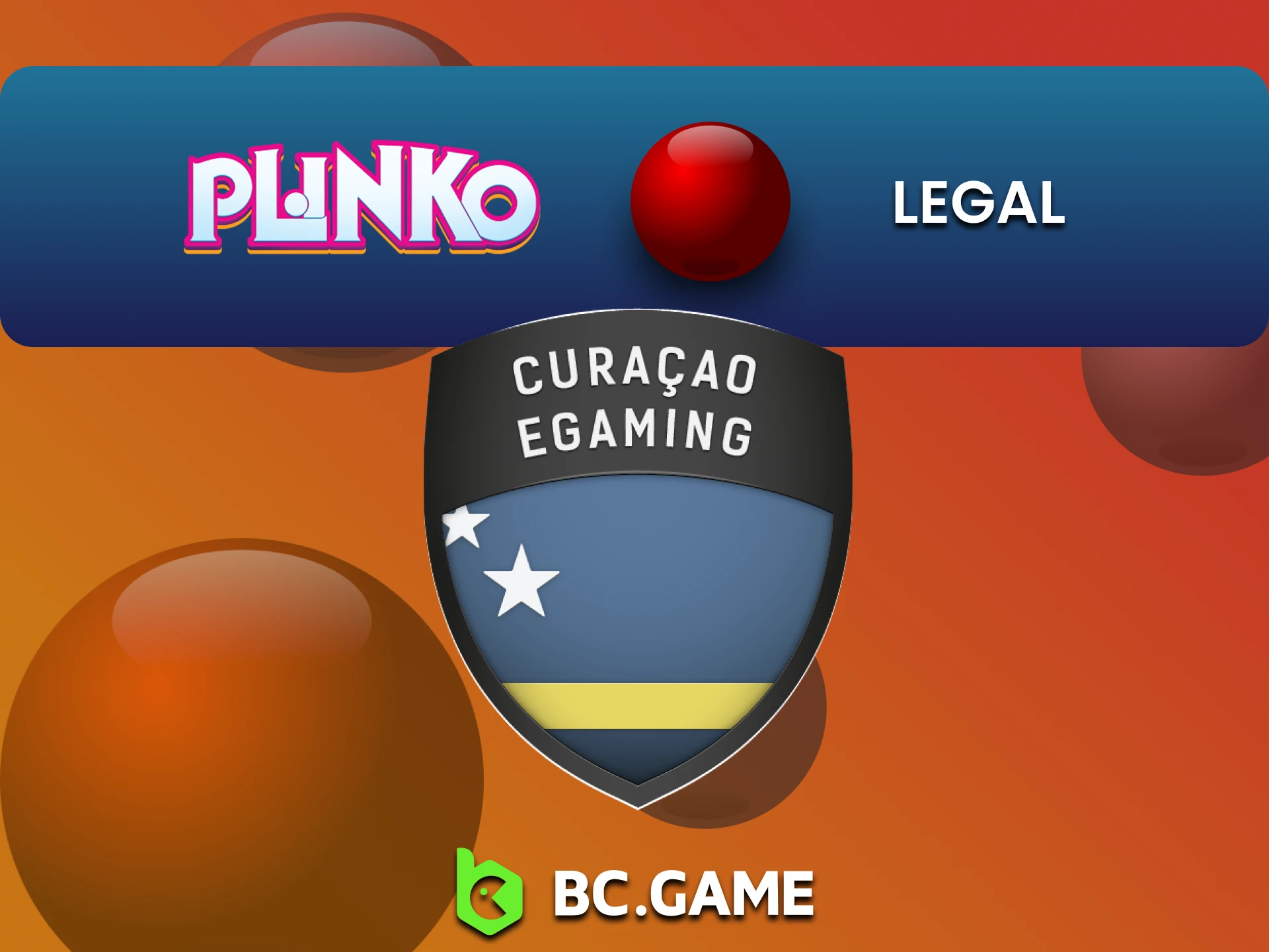 Plinko खेलने के लिए BCGame के पास विशेष लाइसेंस है।