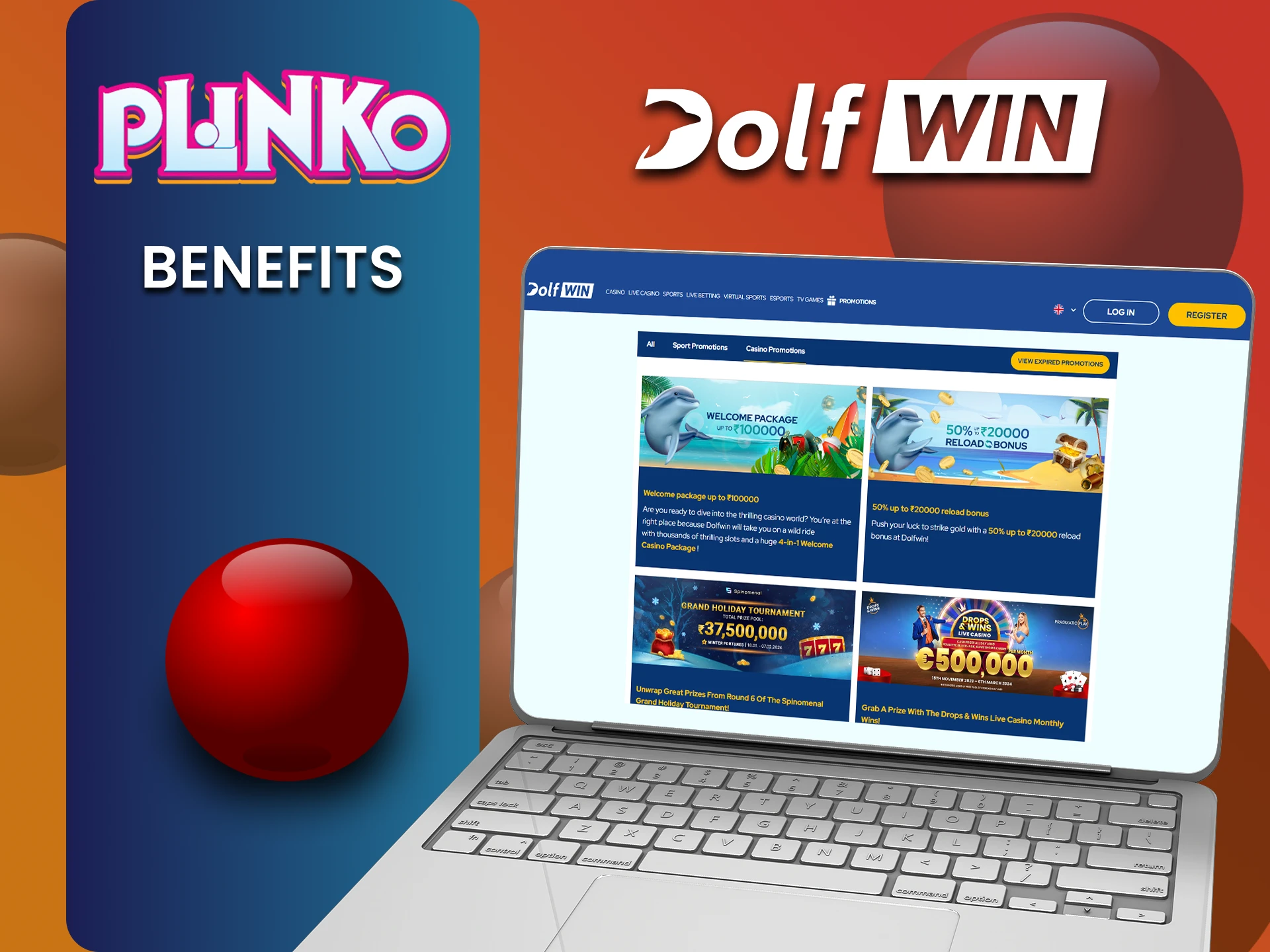 Dolfwin Plinko खिलाड़ियों के लिए कई लाभ हैं।