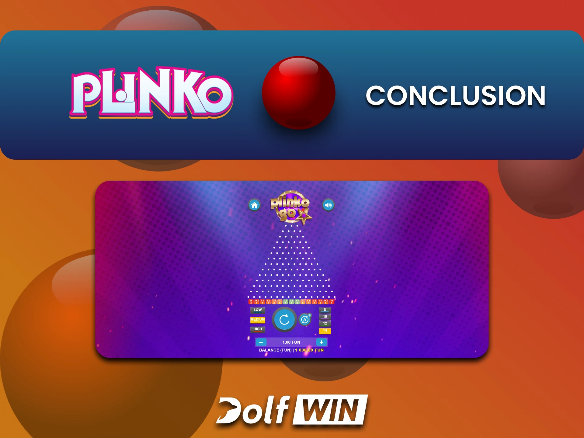 Plinko के लिए Dolfwin सही विकल्प है।