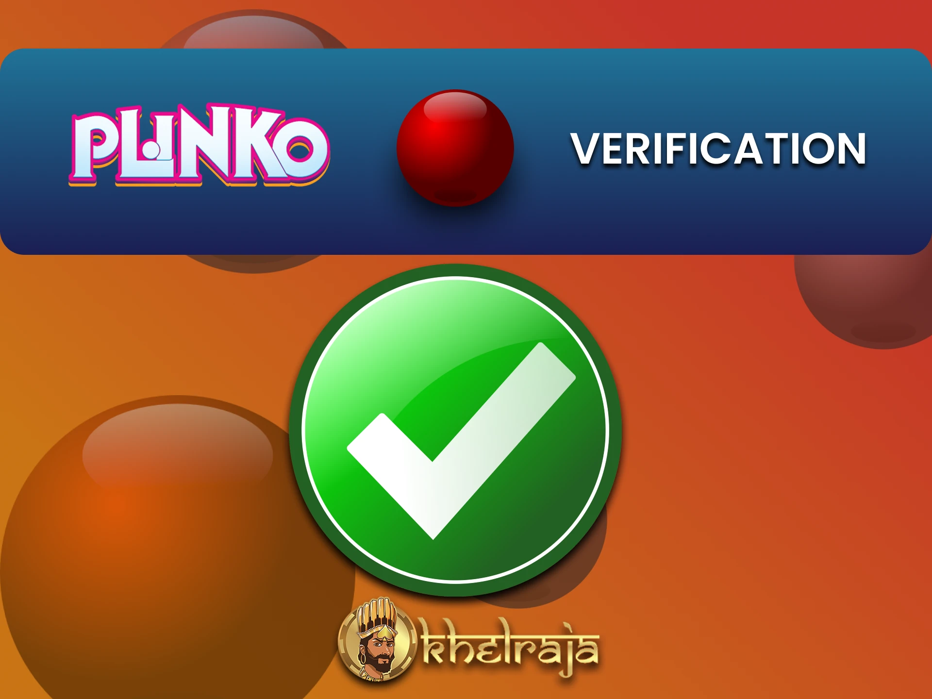 अपने Khelraja खाते में विवरण भरें ताकि आप Plinko खेल सकें।