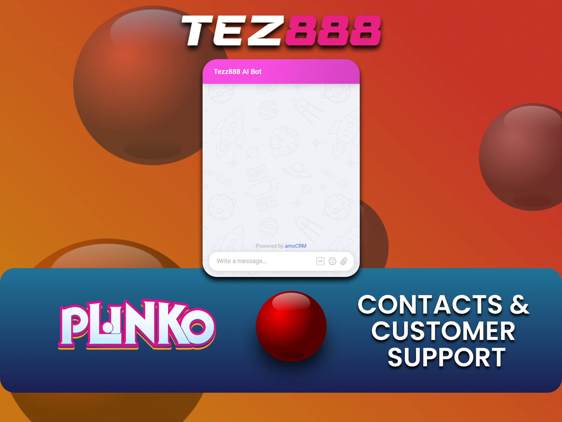 हम आपको बताएंगे कि Plinko गेम के लिए Tez888 टीम से कैसे संपर्क करें।