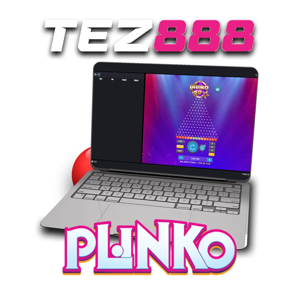 Plinko खेलने के लिए Tez888 वेबसाइट चुनें।