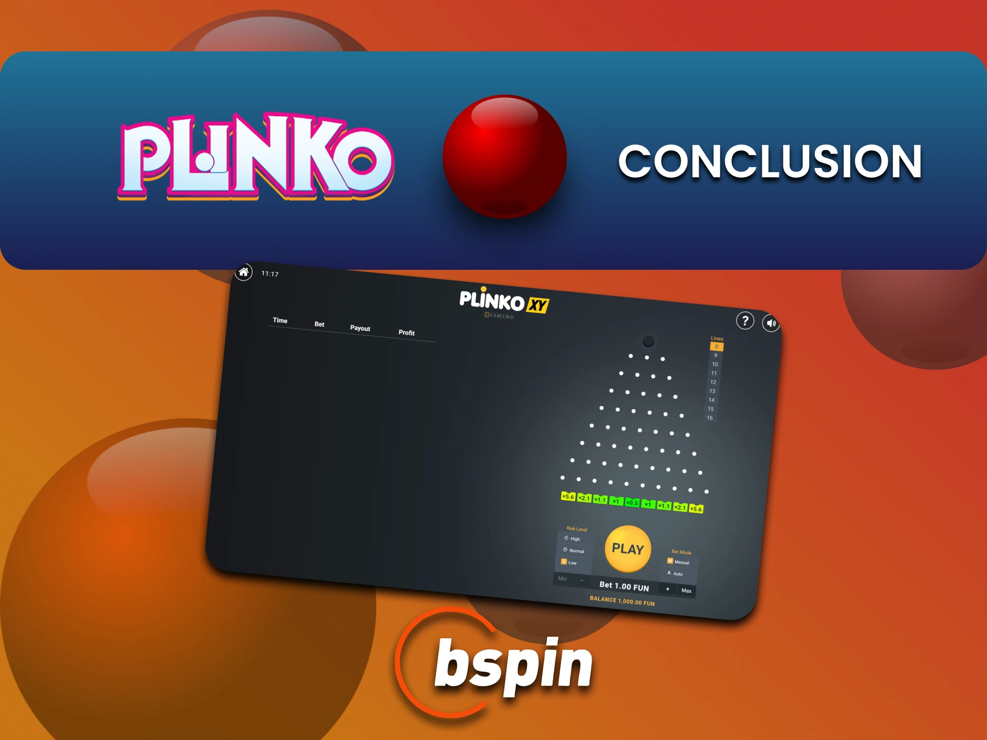 Plinko के लिए Bspin सही विकल्प है।