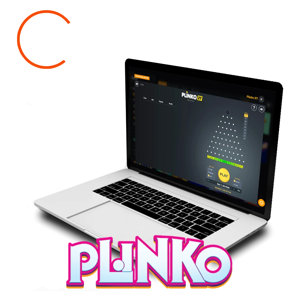 अपने Plinko गेम के लिए Bspin चुनें।