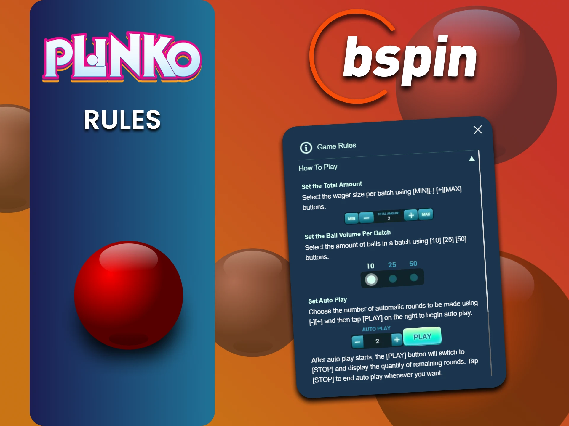 हम आपको Bspin पर Plinko खेलने के नियम बताएंगे।
