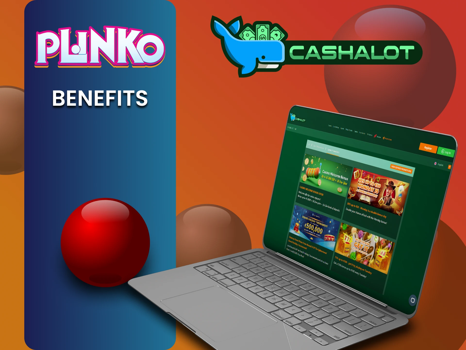 Cashalot Plinko खिलाड़ियों के लिए कई लाभ हैं।