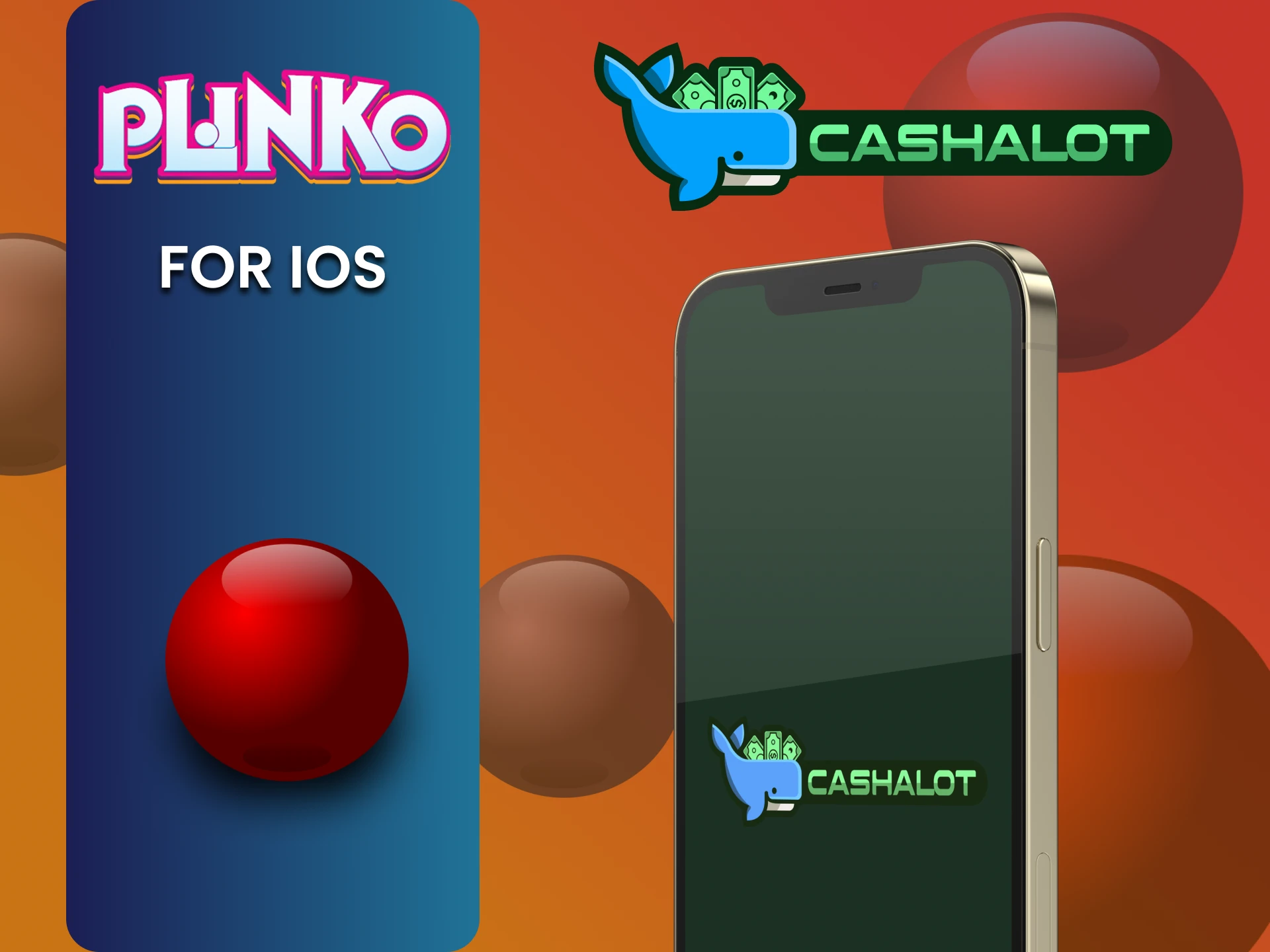 iOS पर Plinko खेलने के लिए Cashalot ऐप इंस्टॉल करें।