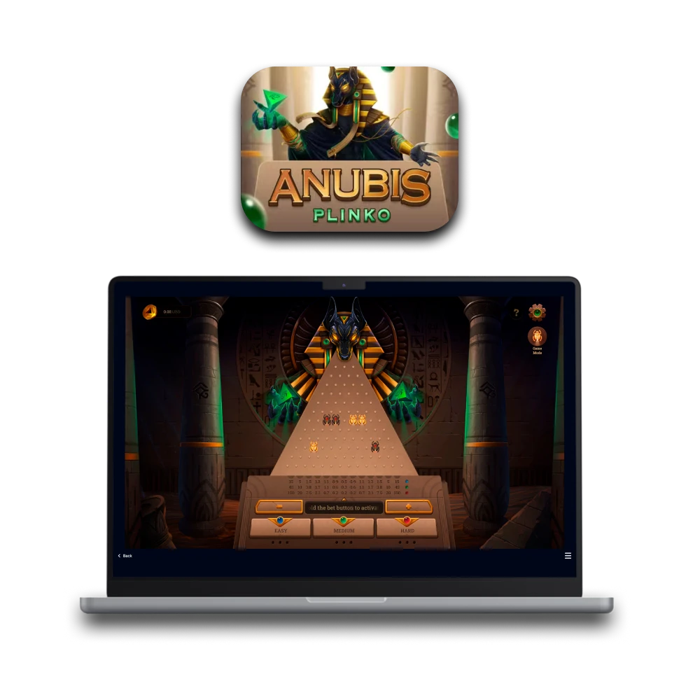 Plinko Anubis गेम आज़माएं।