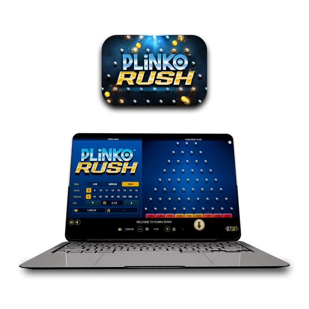 Plinko Rush गेम आज़माएं।