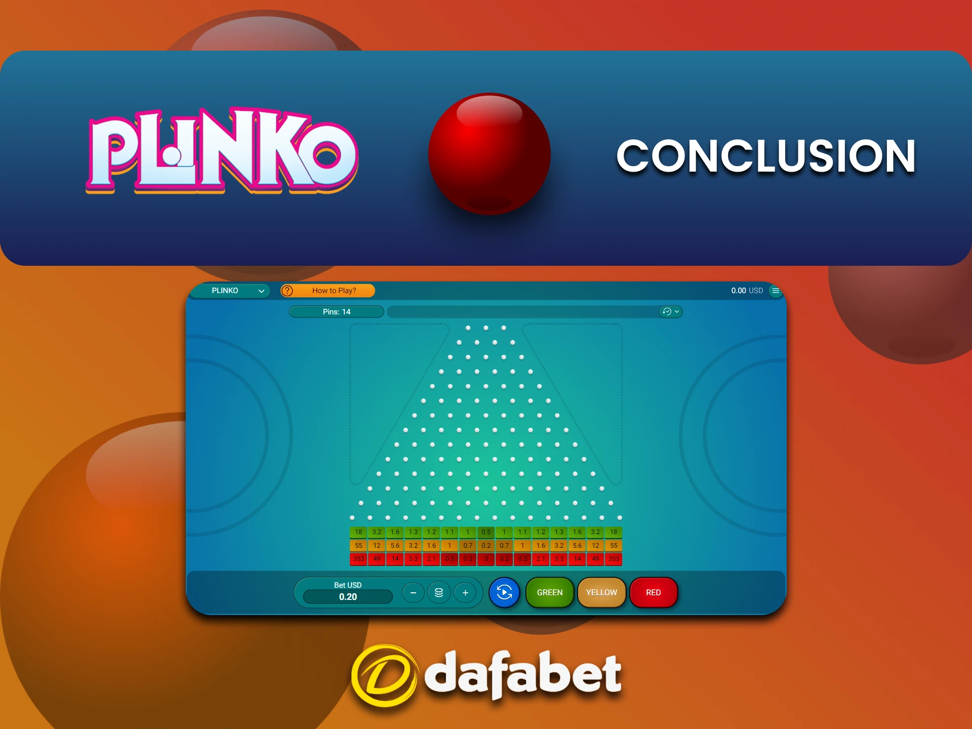 Plinko खेलने के लिए Dafabet आदर्श है।