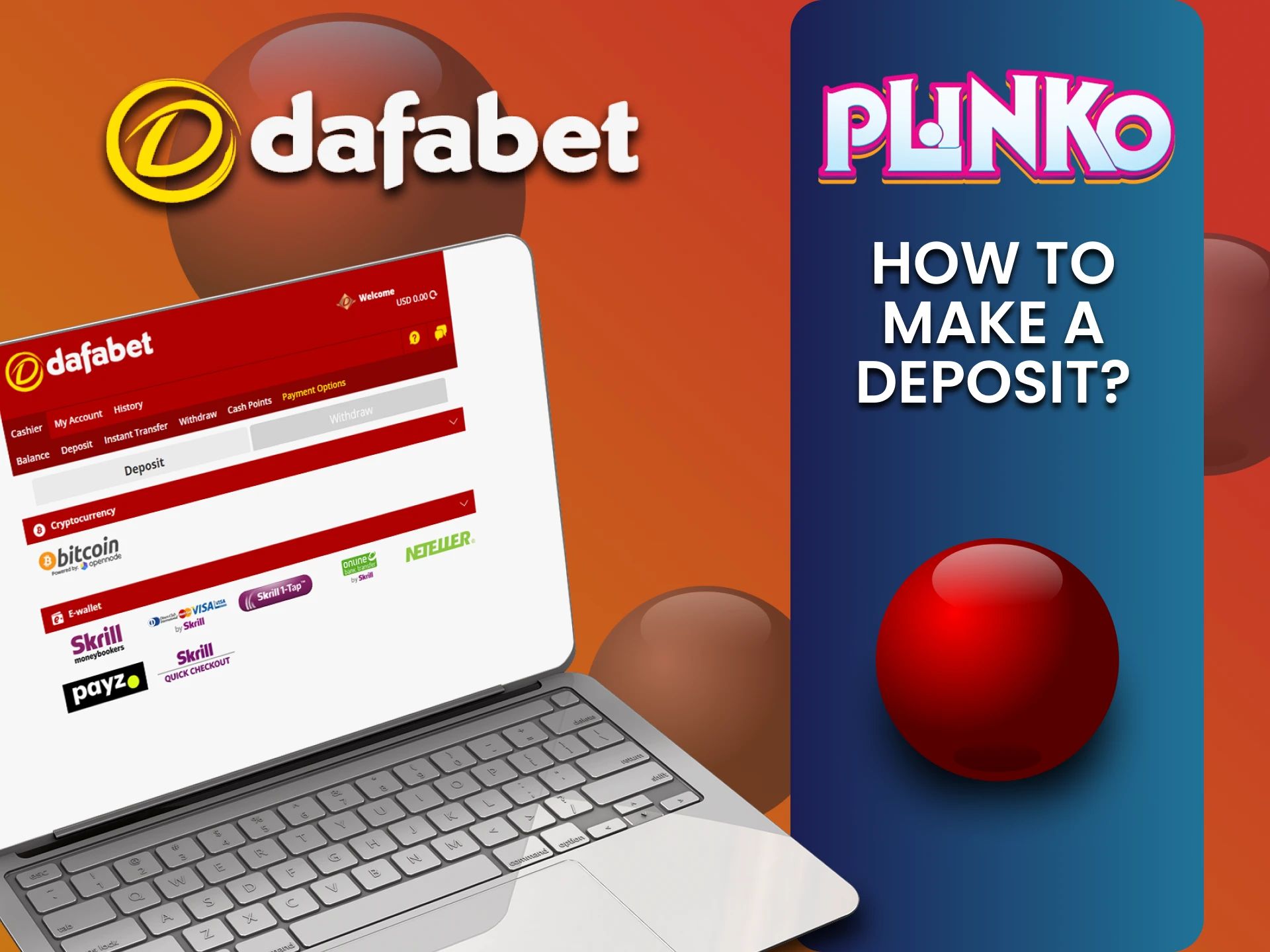 हम आपको बताएंगे कि Dafabet पर Plinko गेम के लिए फंड कैसे टॉप अप करें।