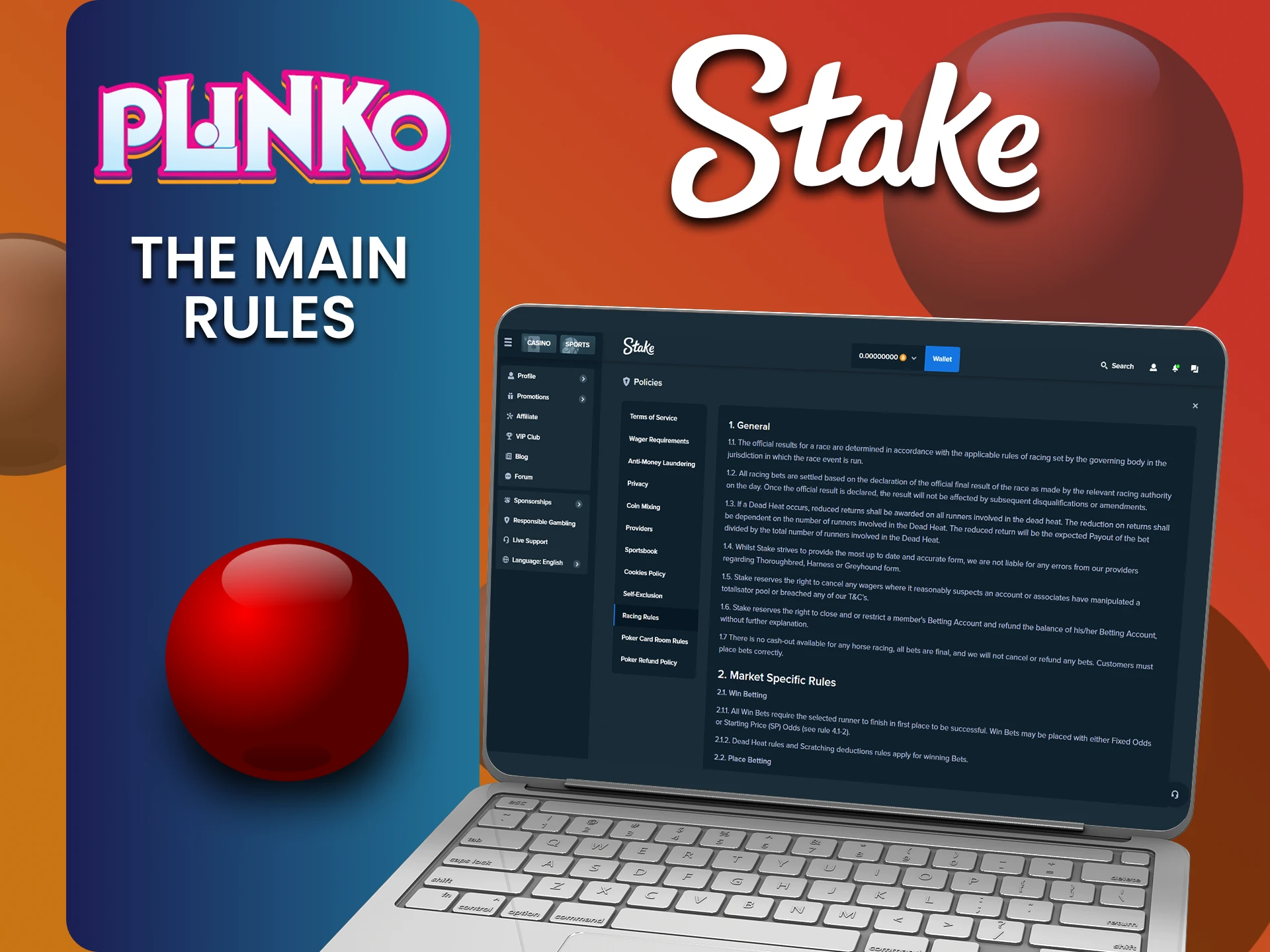 Plinko खेलने के लिए Stake वेबसाइट के उपयोग के नियम जानें।