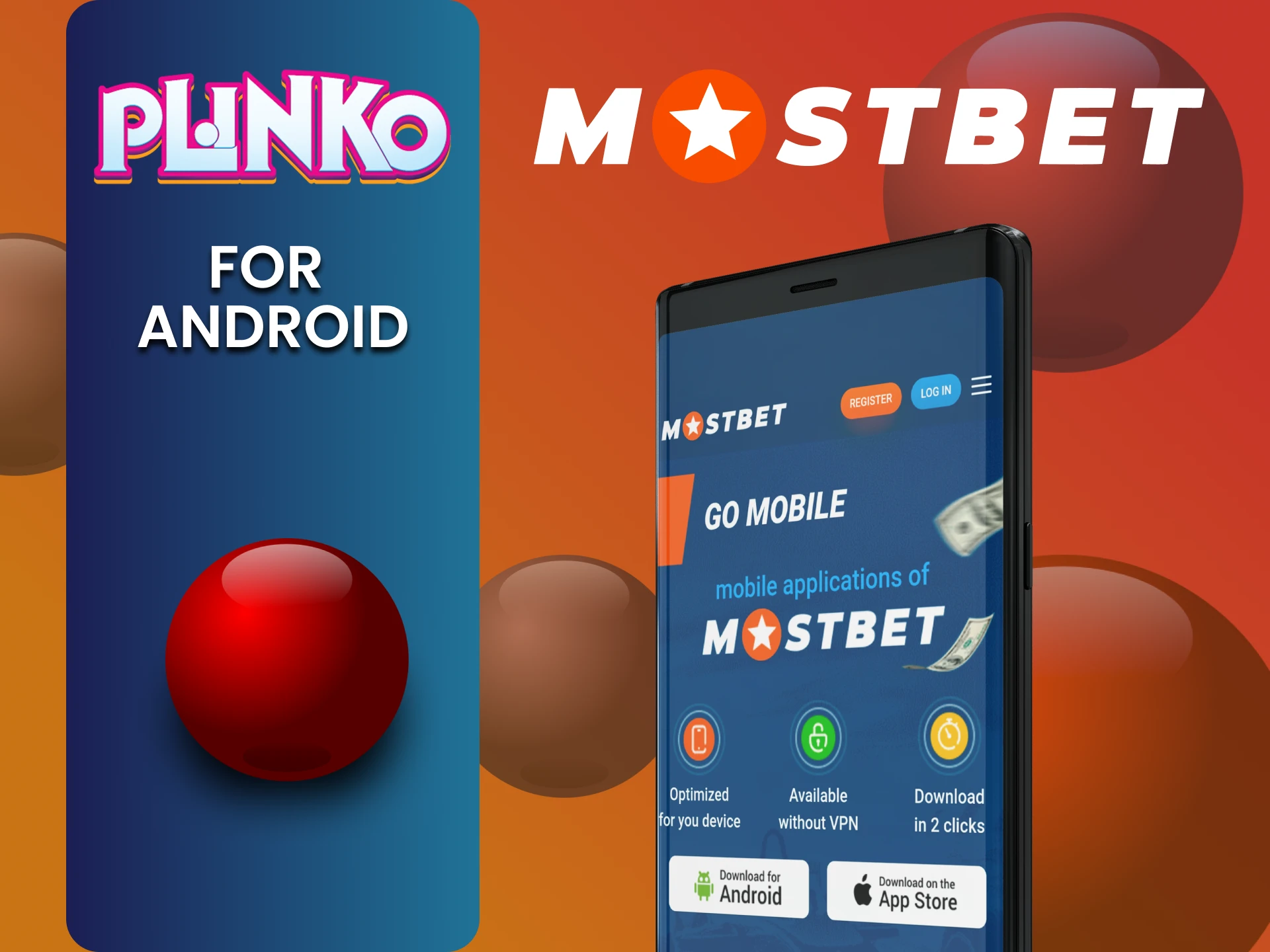 Plinko खेलने के लिए Android पर Mostbet ऐप डाउनलोड करें।