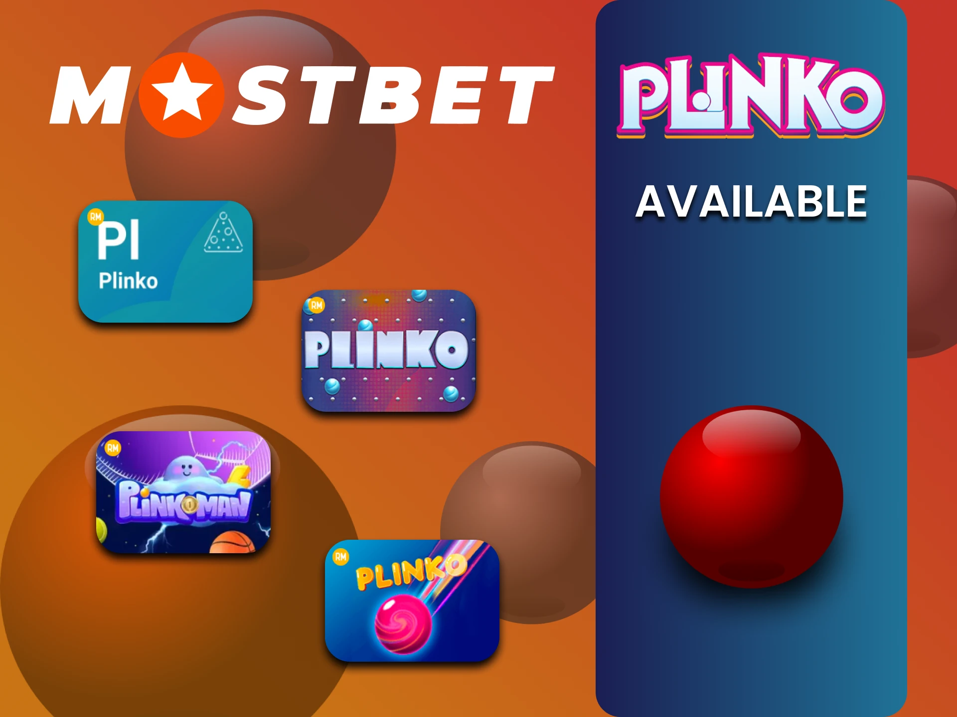 Mostbet पर उपलब्ध Plinko गेम्स की सूची देखें।