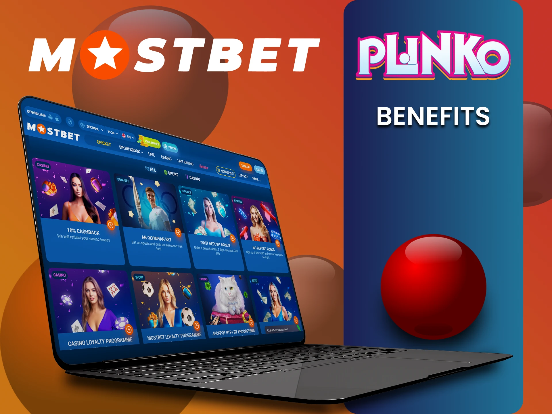 Plinko खेलने के लिए Mostbet वेबसाइट के लाभ जानें।
