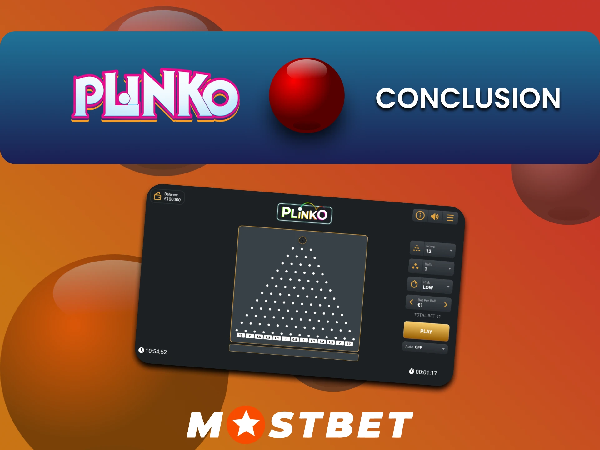 Plinko खेलने के लिए Mostbet आदर्श है।