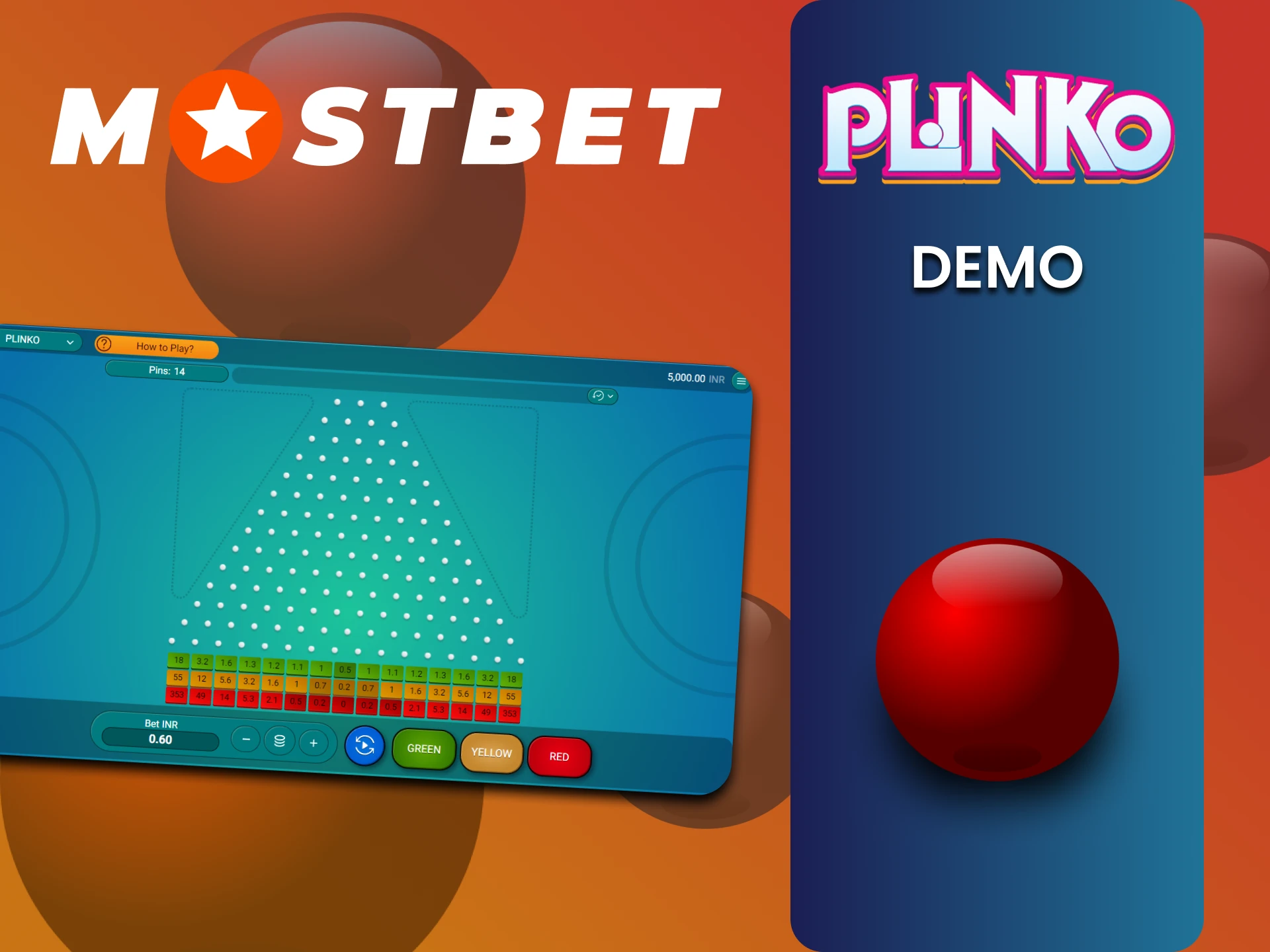 Mostbet पर Plinko गेम के डेमो वर्शन में अभ्यास करें।