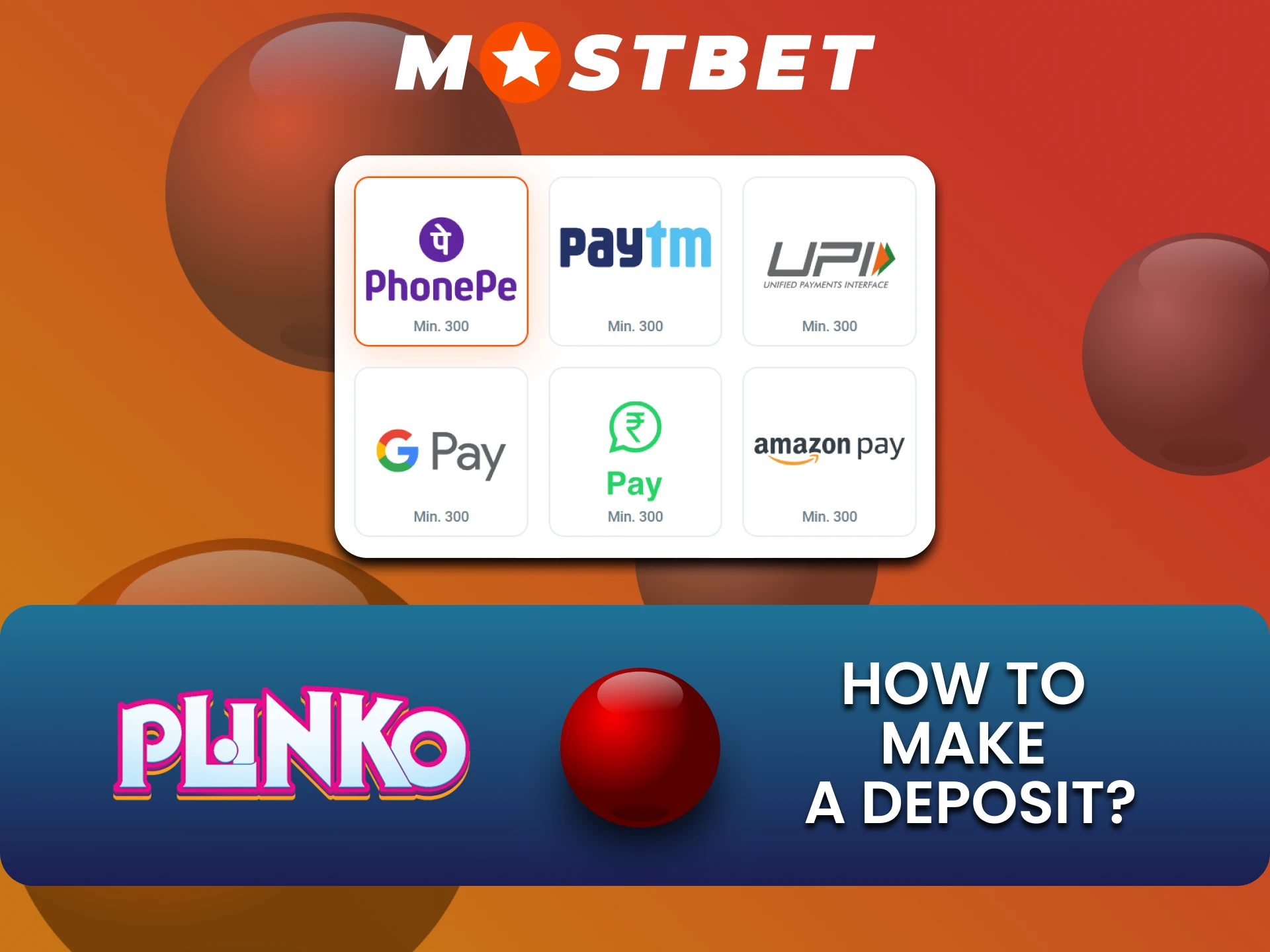 Mostbet से Plinko गेम के लिए फंड जोड़ने के अपने तरीके चुनें।