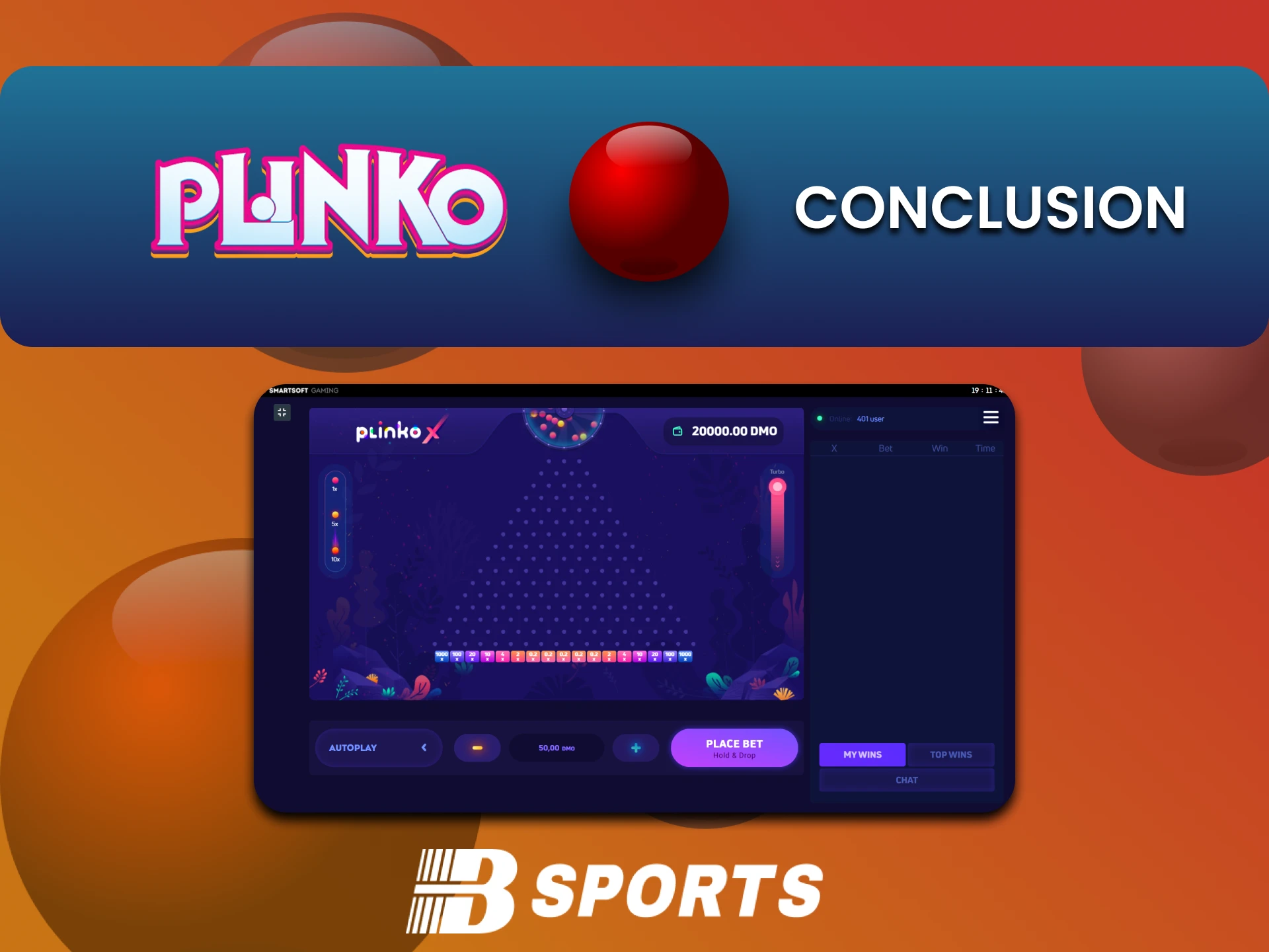 Bsports पर Plinko कैसीनो गेम्स के लिए आदर्श है।