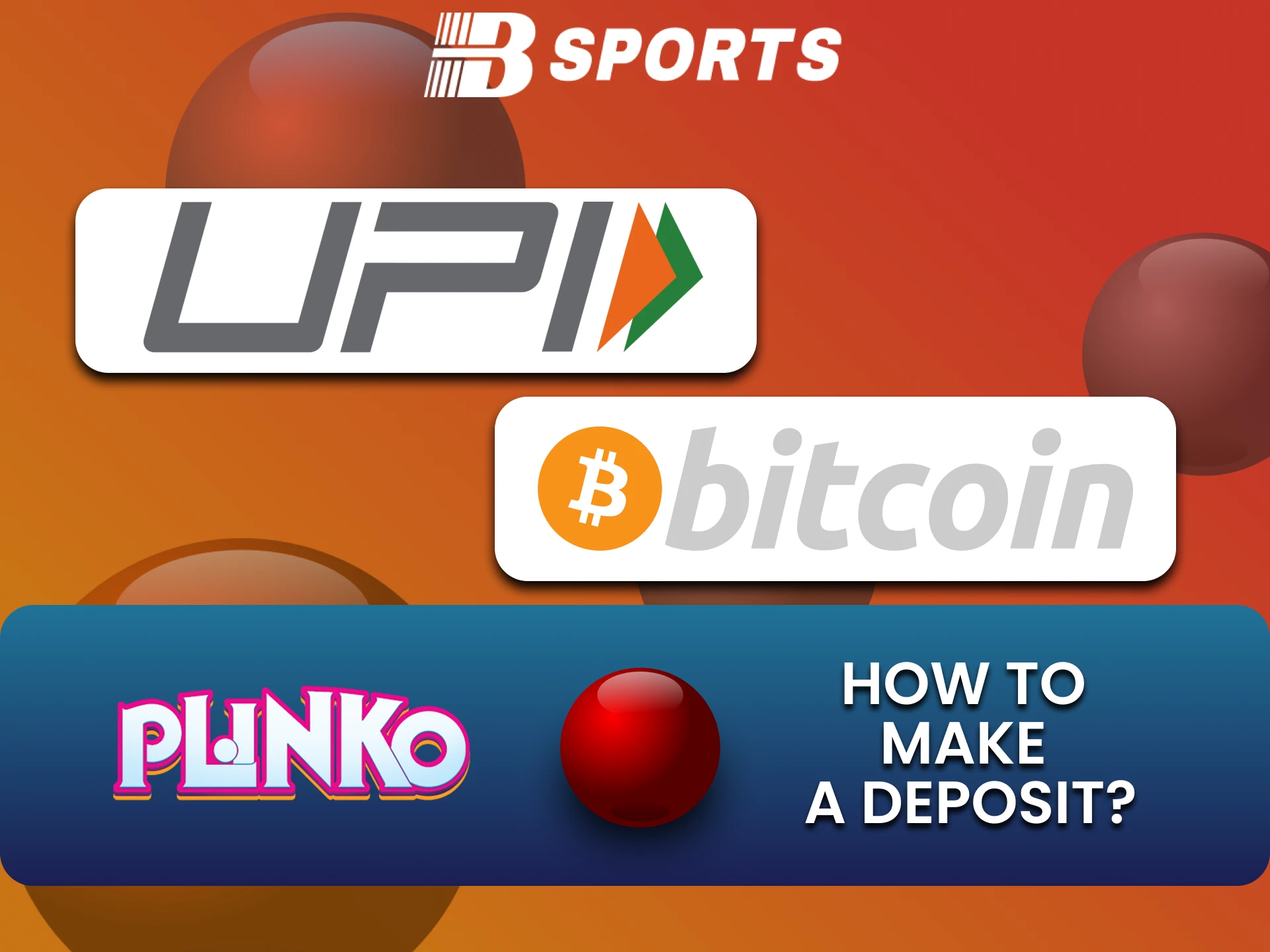 Bsports पर Plinko के लिए फंड टॉप अप करने का अपना तरीका चुनें।