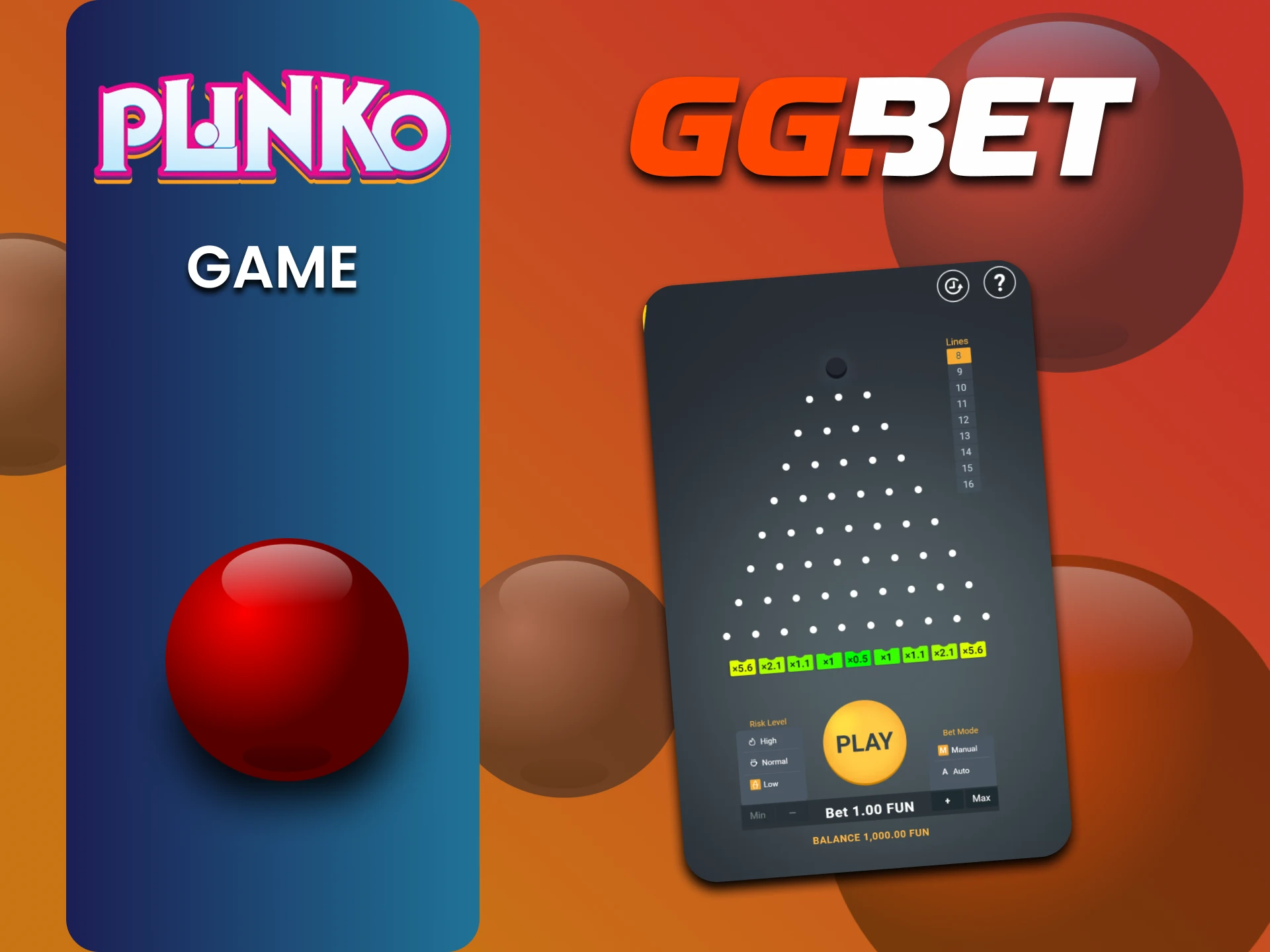 हम GGbet वेबसाइट पर Plinko गेम के बारे में बात करेंगे।