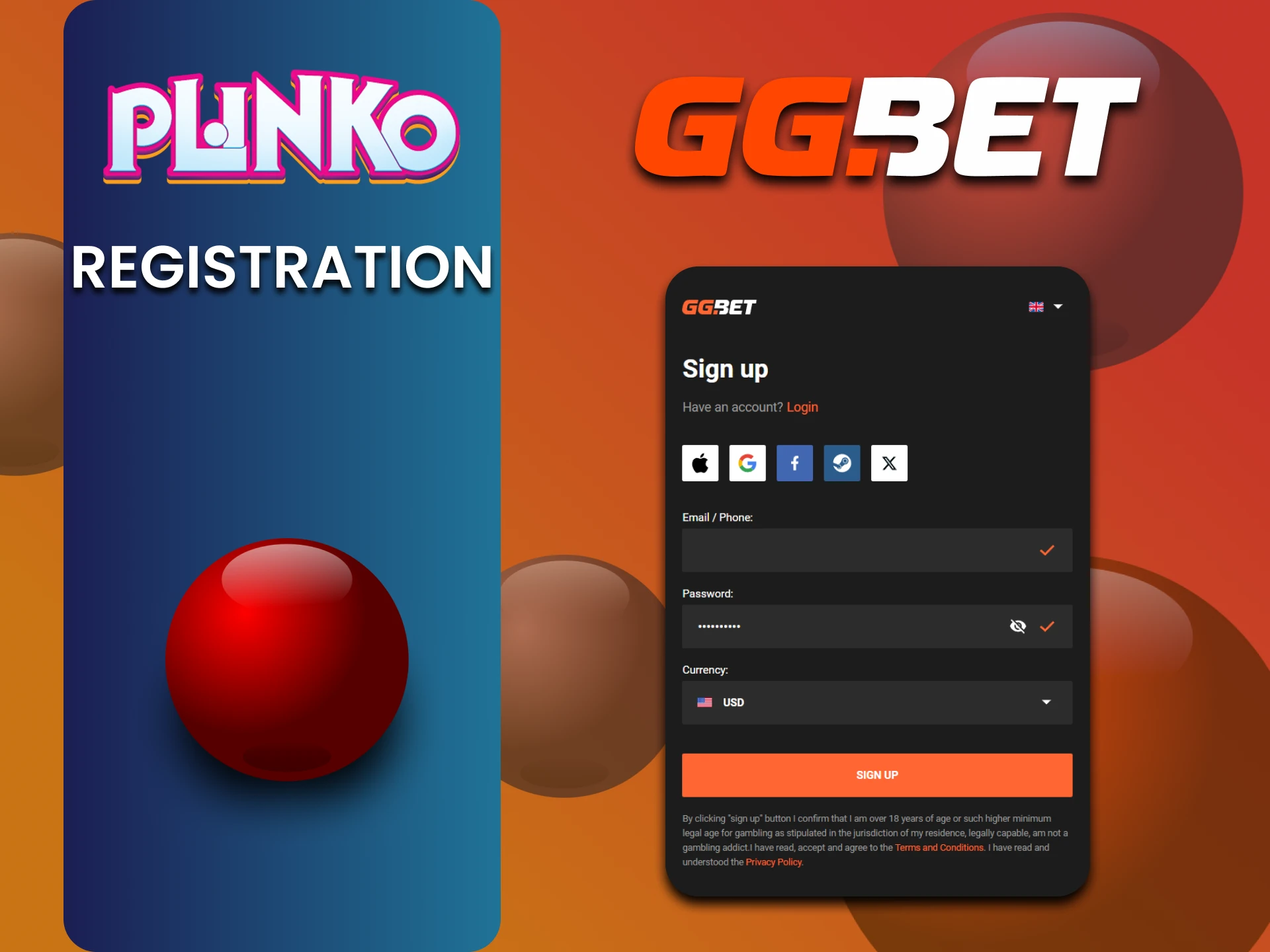 हम आपको GGbet पर Plinko के लिए पंजीकरण के बारे में बताएंगे।