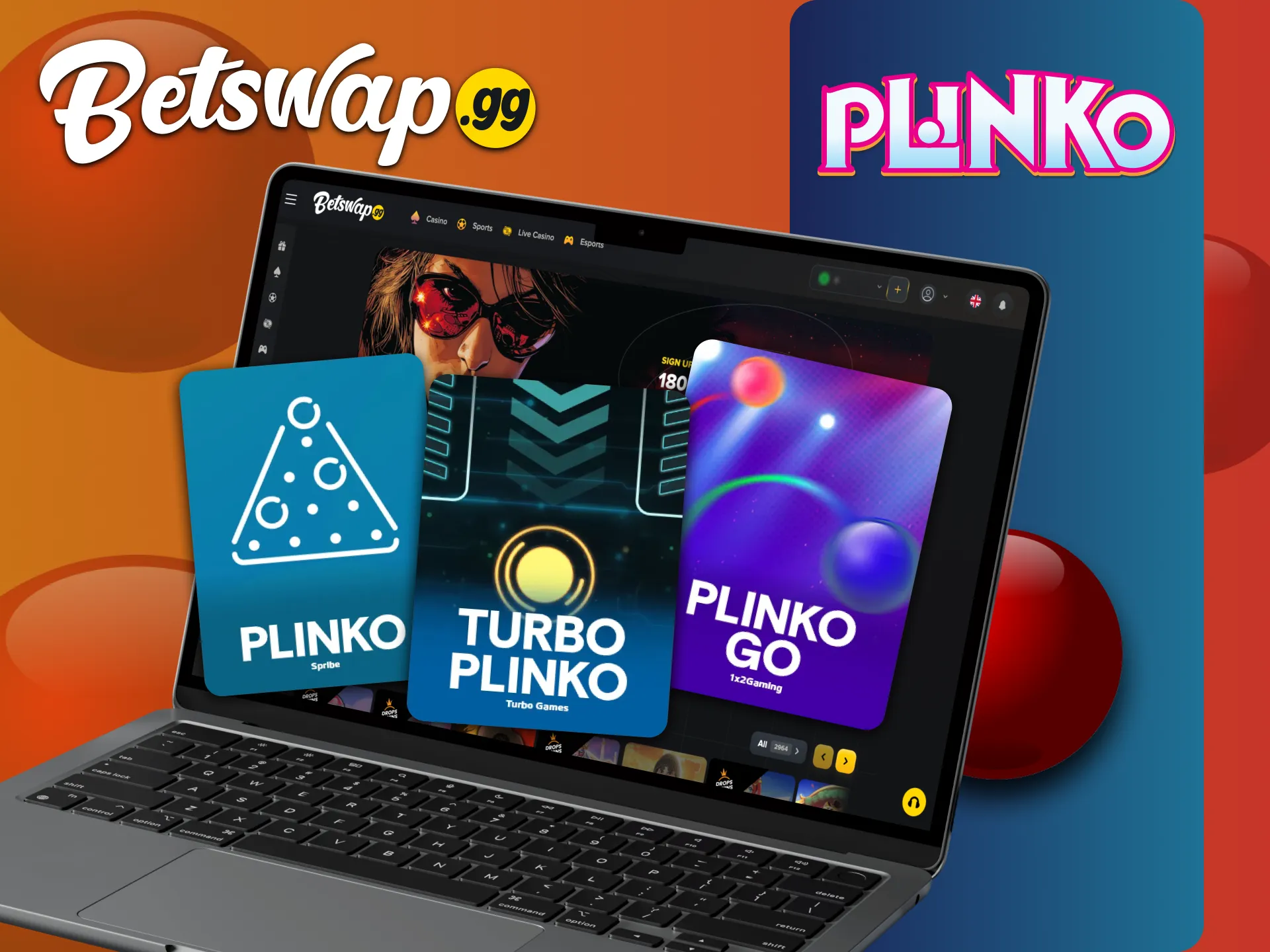 Betswap कैसीनो विभिन्न प्रकार के Plinko गेम्स प्रदान करता है।